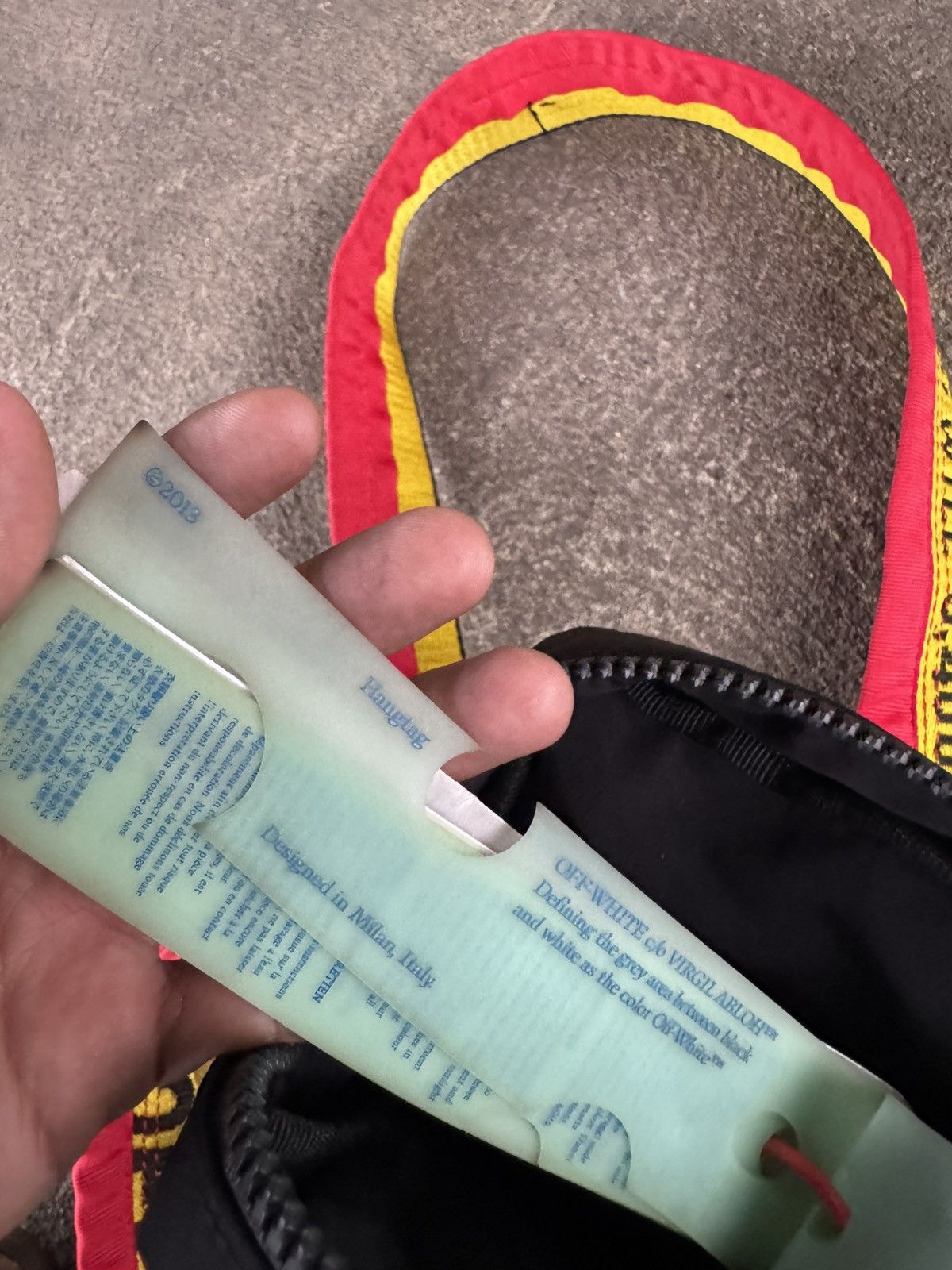 Off-White OFF WHITE BINDER NYLON CROSSBODY SLING BAG Size ONE SIZE - 7 Thumbnail