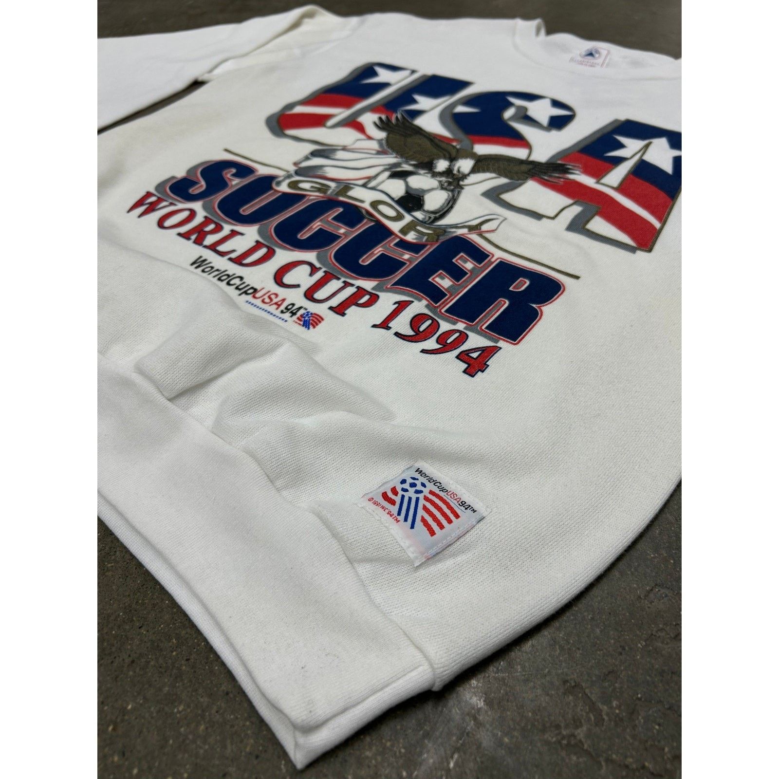 Vintage 1994 Vintage Team USA World Cup Soccer Crewneck Size US L / EU 52-54 / 3 - 2 Thumbnail