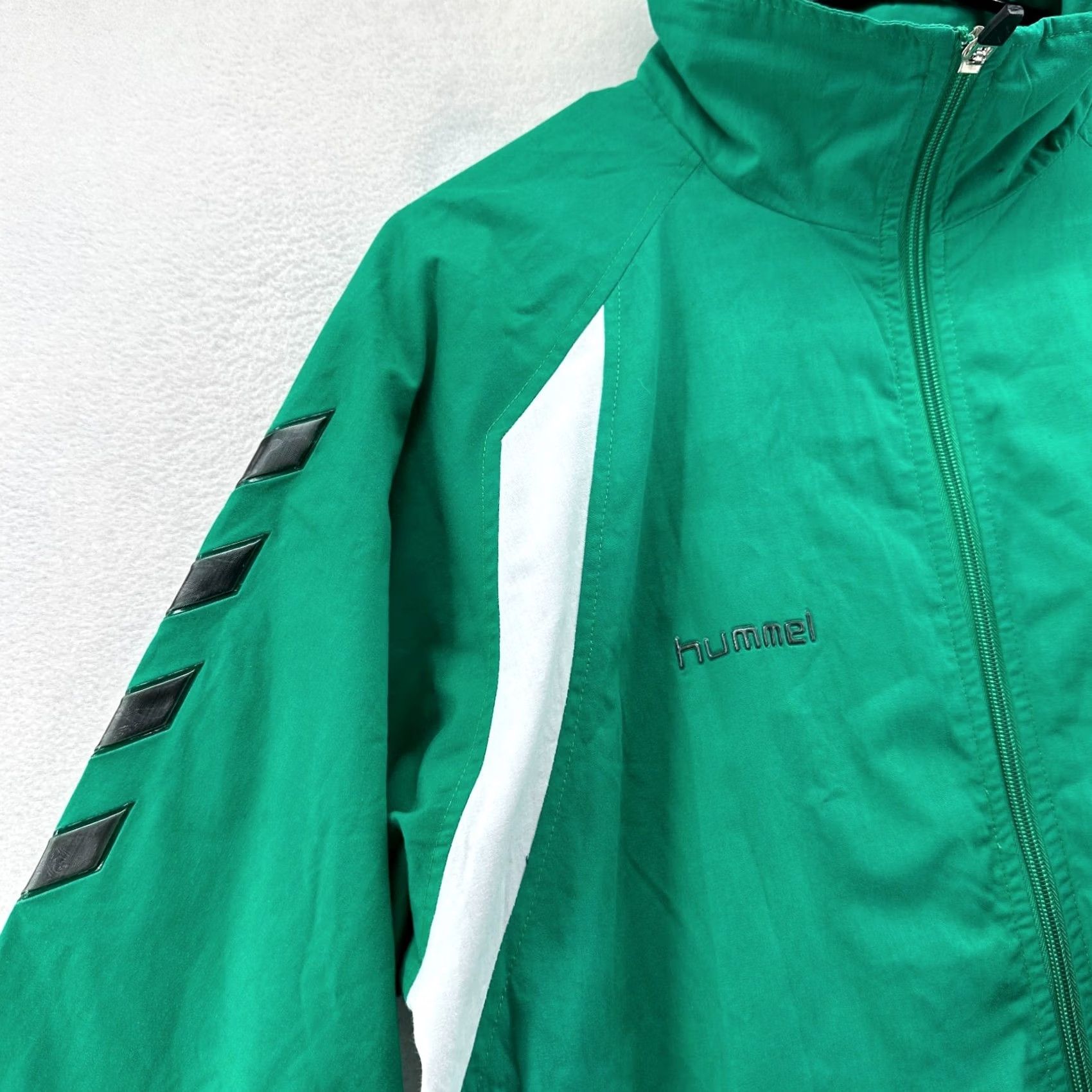 Hummel Hummel Track Jacket Green Men's XL Long Sleeve Full Zip Pockets XL Green Track Jacket Soccer Winter Pockets Mens XL Size US XL / EU 56 / 4 - 5 Thumbnail