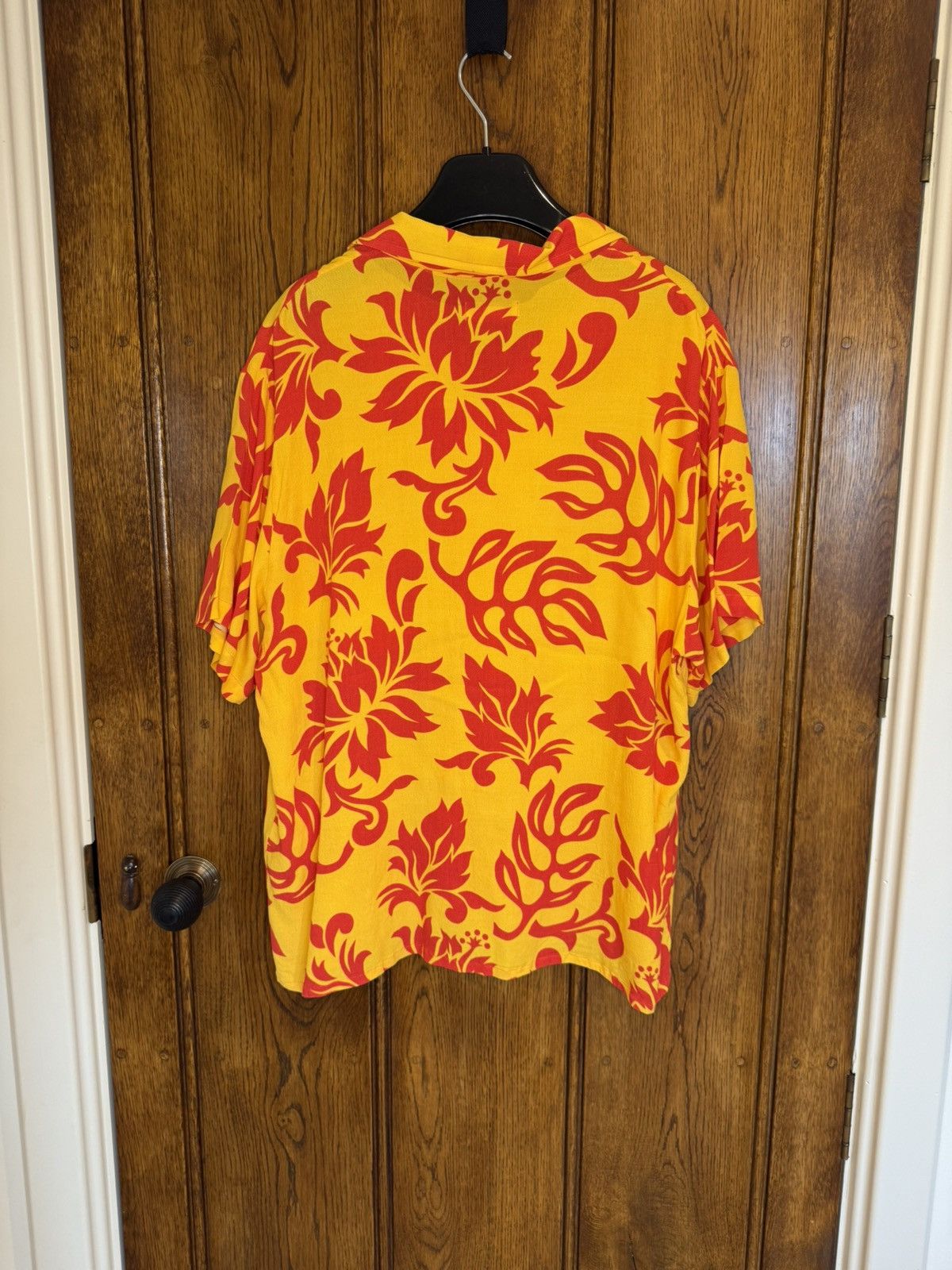 ERL SS23 $415 ERL Hawaiian ss floral tropical shirt M orange red Size US L / EU 52-54 / 3 - 14 Thumbnail