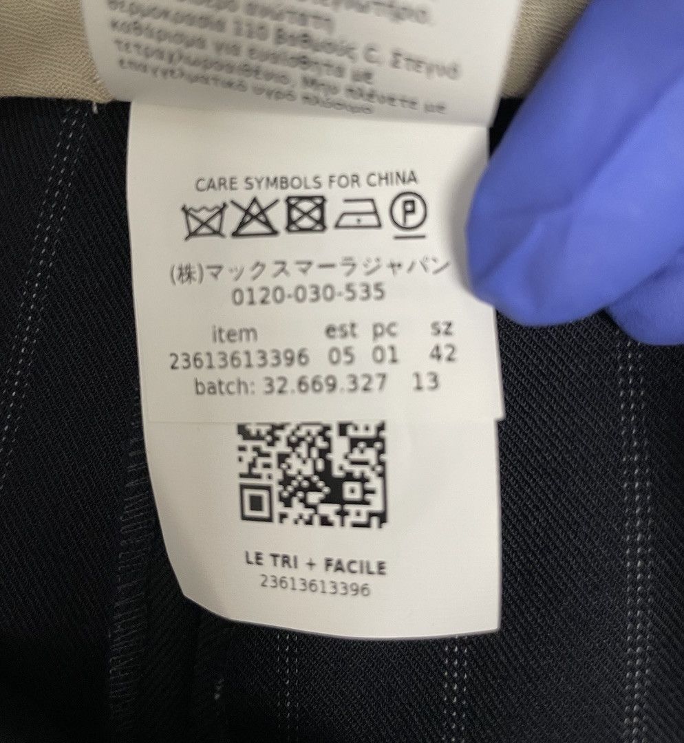 Max Mara S MAX MARA Vanna Wool Blend Trousers Size 30" / US 8 / IT 44 - 13 Thumbnail