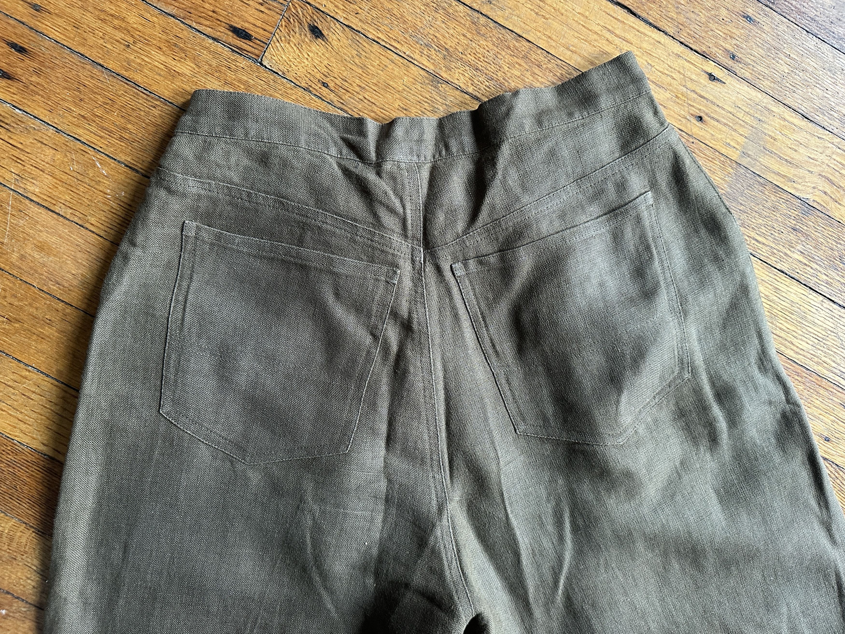 Banana Republic Vintage Banana Republice wide leg linen pants wmn's sz 6 Size 26" / US 2 / IT 38 - 5 Thumbnail