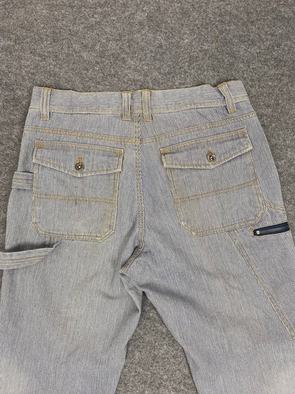 Japanese Brand japanese brand hickory stripe carpenter denim Size US 34 / EU 50 - 3 Thumbnail