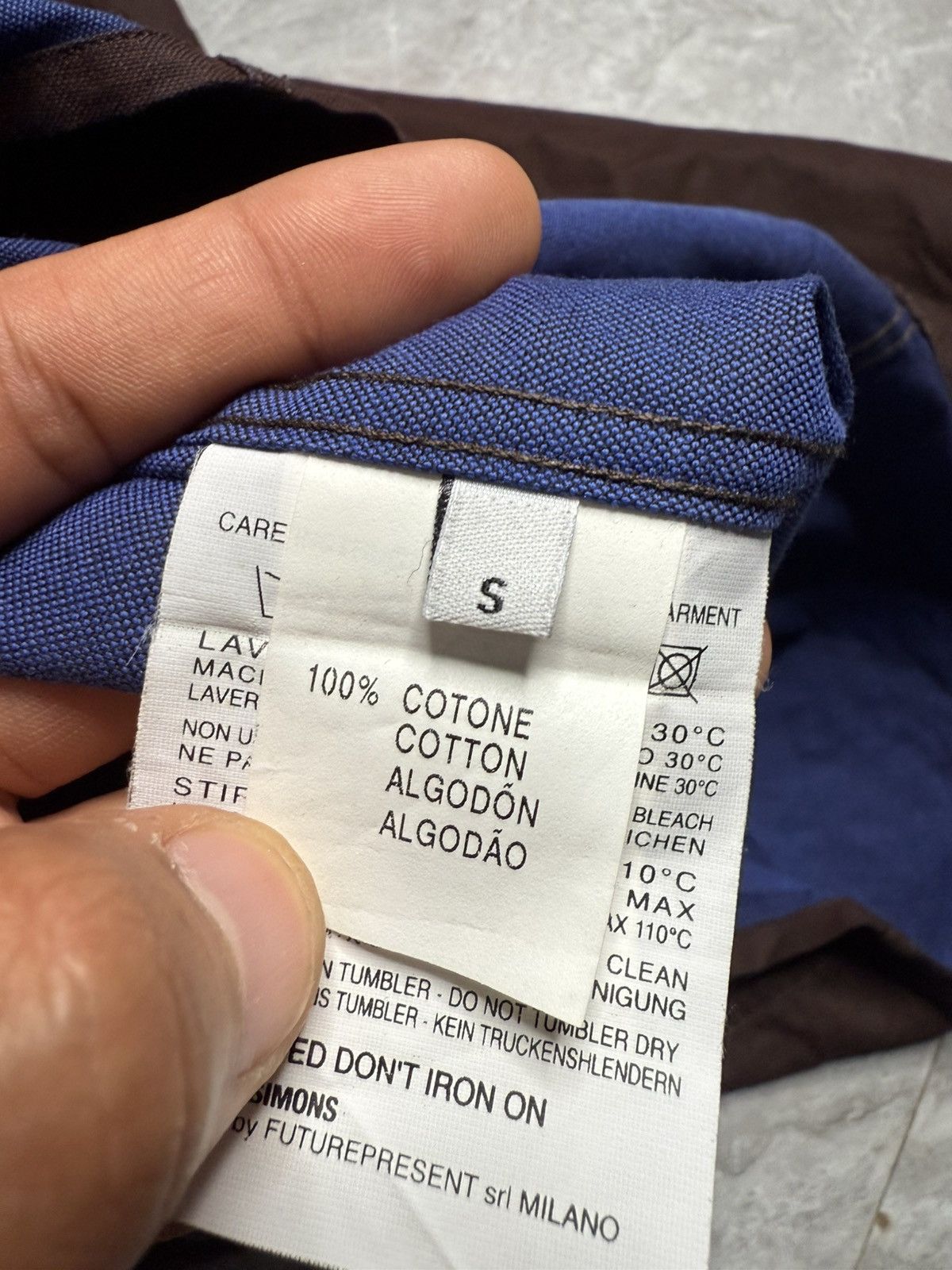 Raf by Raf Simons Raf by raf simons Garment Dyed Military Shirt Size US S / EU 44-46 / 1 - 9 Thumbnail