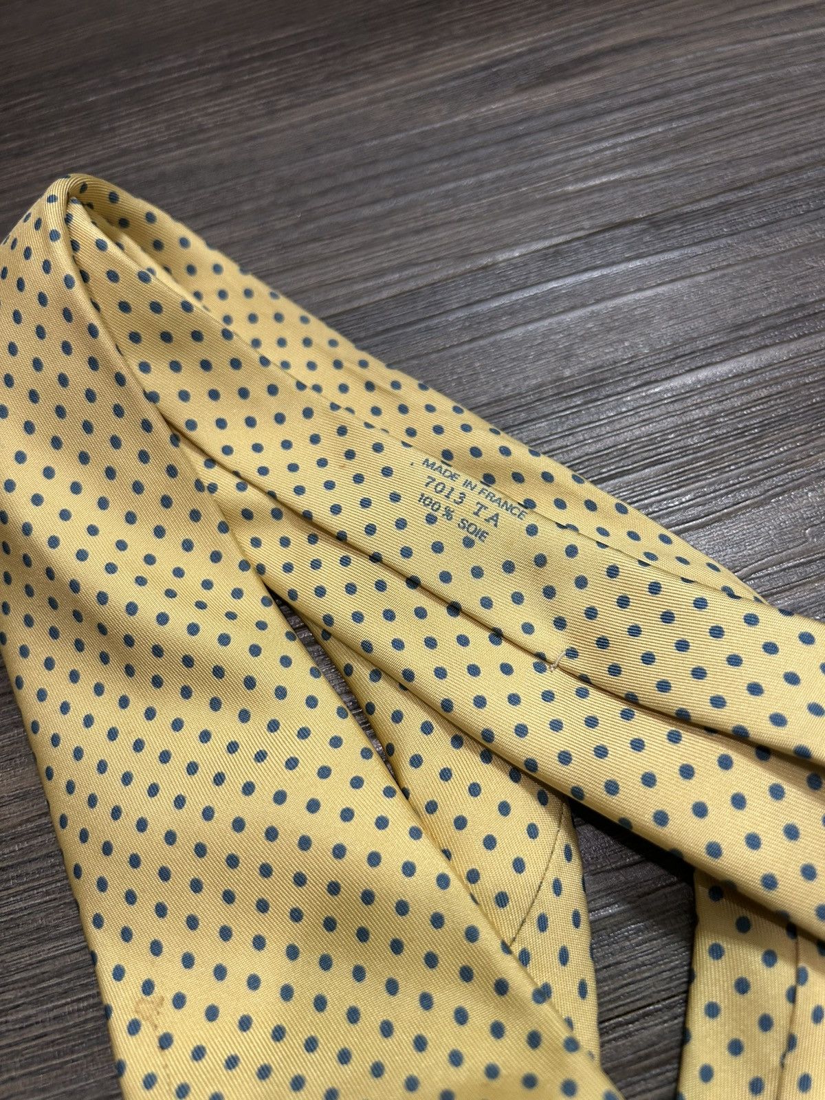 Hermes HERMÈS Paris polka dot silk tie Size ONE SIZE - 2 Thumbnail