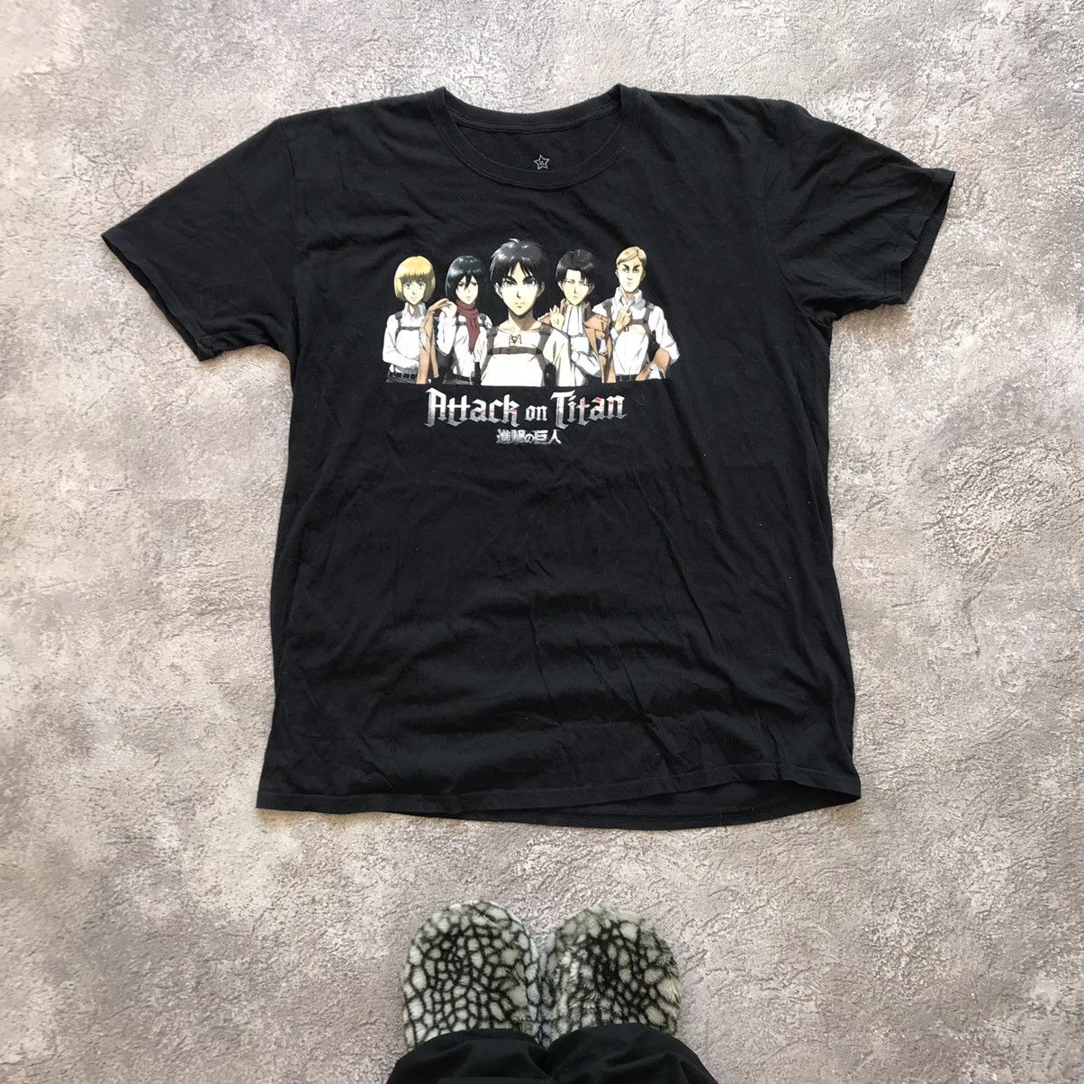 Vintage Vintage Y2K Attack on Titan Anime Graphic Tee Streetwear XL Size US XL / EU 56 / 4 - 1 Thumbnail