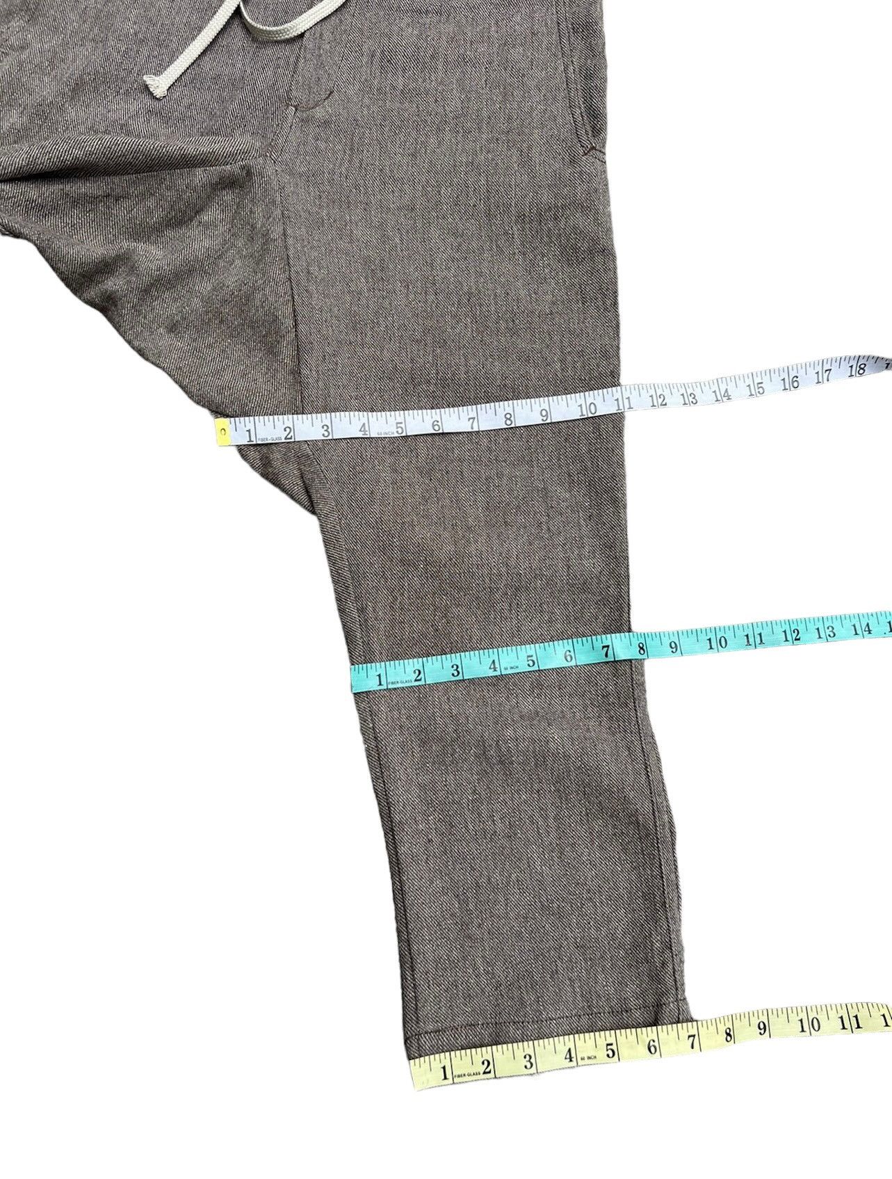 Sasquatchfabrix Sasquatchfabrix Japan Linen Blend Cropped Trouser Pant Size US 29 - 4 Thumbnail