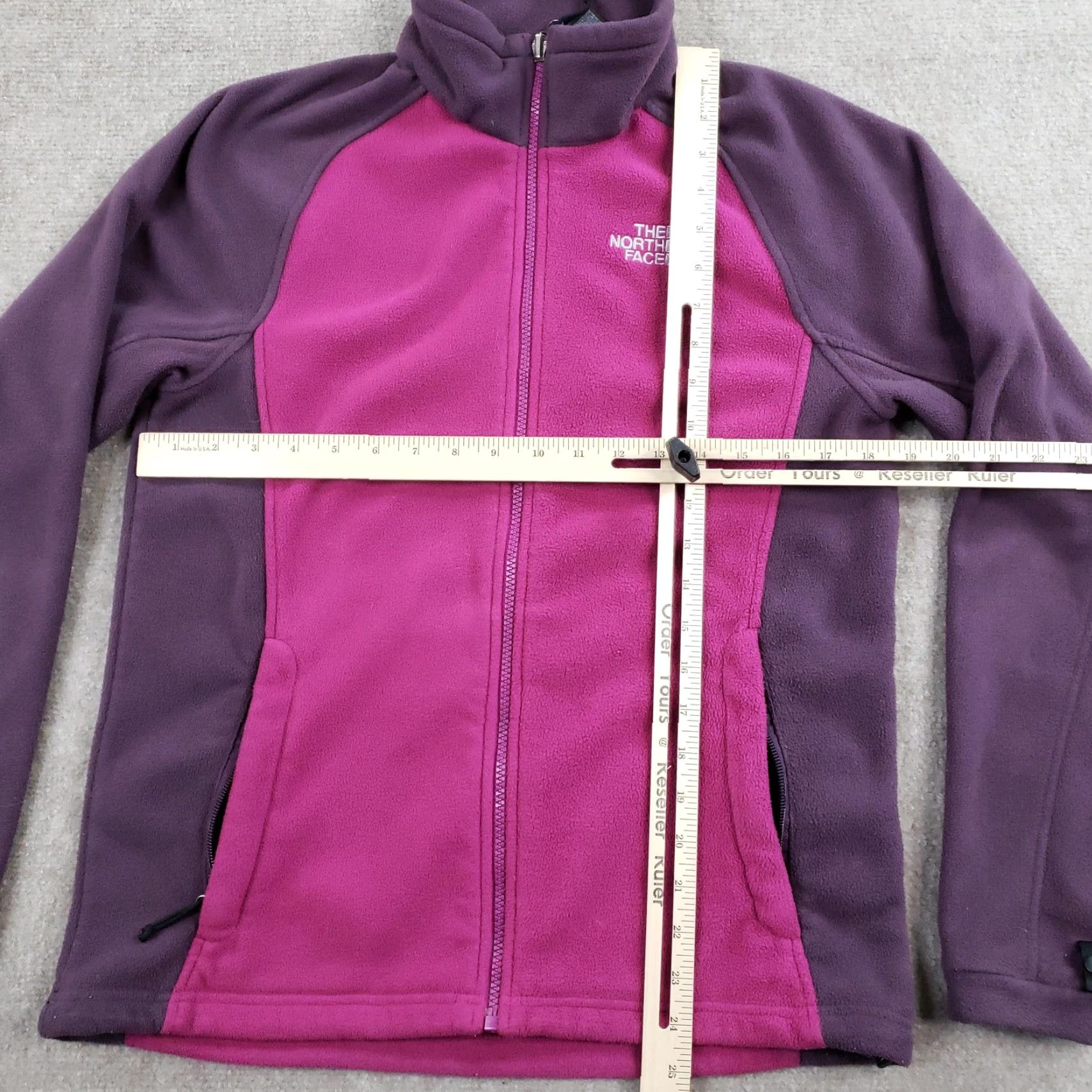 The North Face The North Face Jacket Womens Medium Pink Purple Fleece Full Zip Hiking Outdoors Size M / US 6-8 / IT 42-44 - 2 Thumbnail