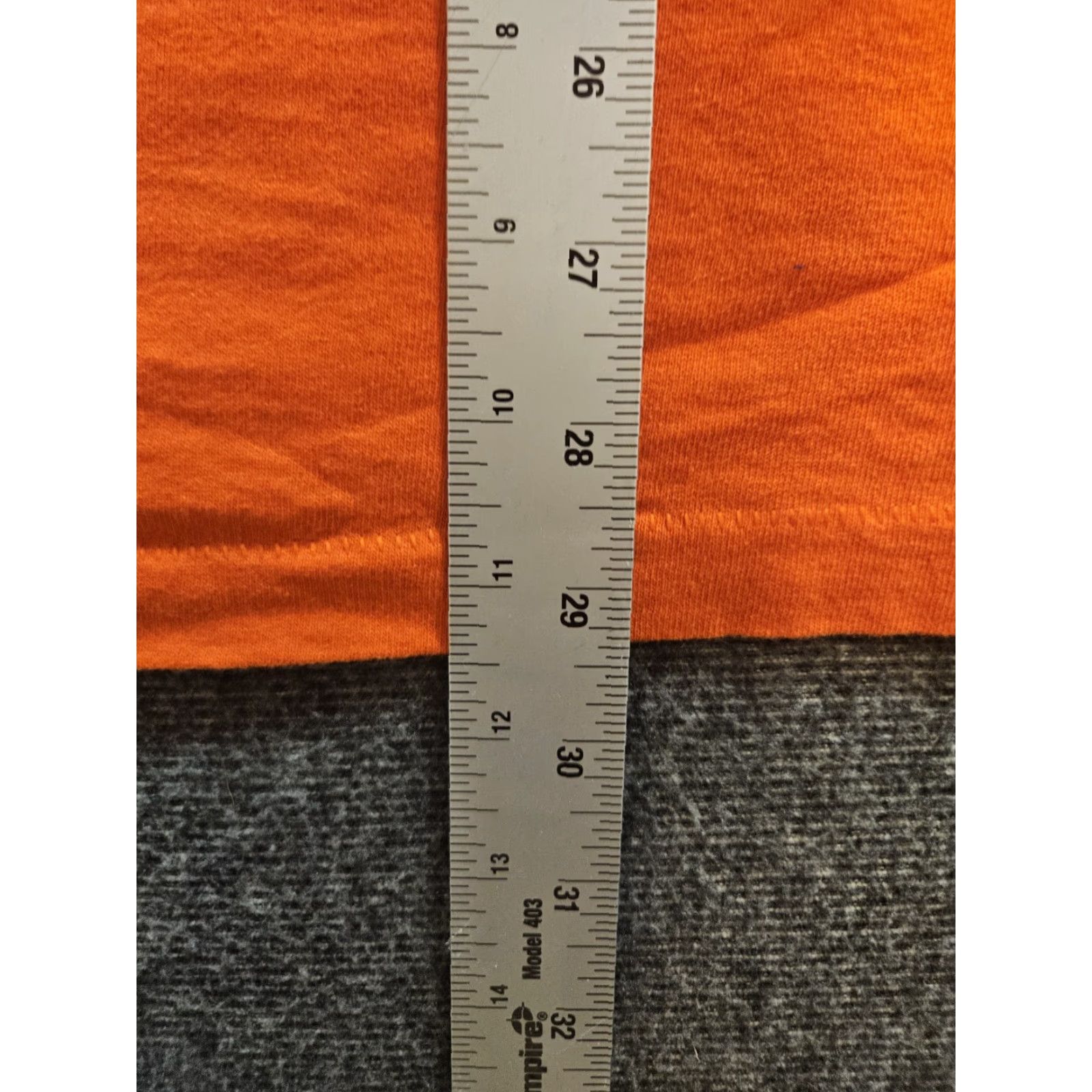 Delta VTG 90s Delta Texas Bullshirt Graphic T-Shirt USA Made Size XL Short Sleeve Orange Cotton Unisex Size US XL / EU 56 / 4 - 5 Thumbnail