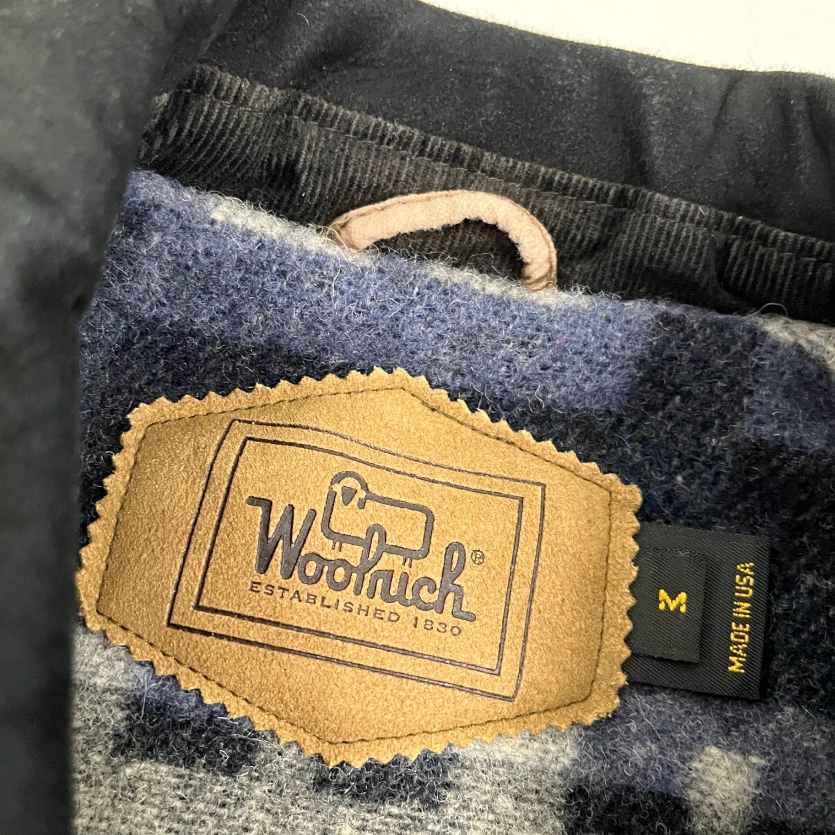 Vintage Woolrich Jacket Womens M Blue Denim Stripe Aztec Western Navajo Boho VTG Woolrich Jacket Size M / US 6-8 / IT 42-44 - 2 Thumbnail