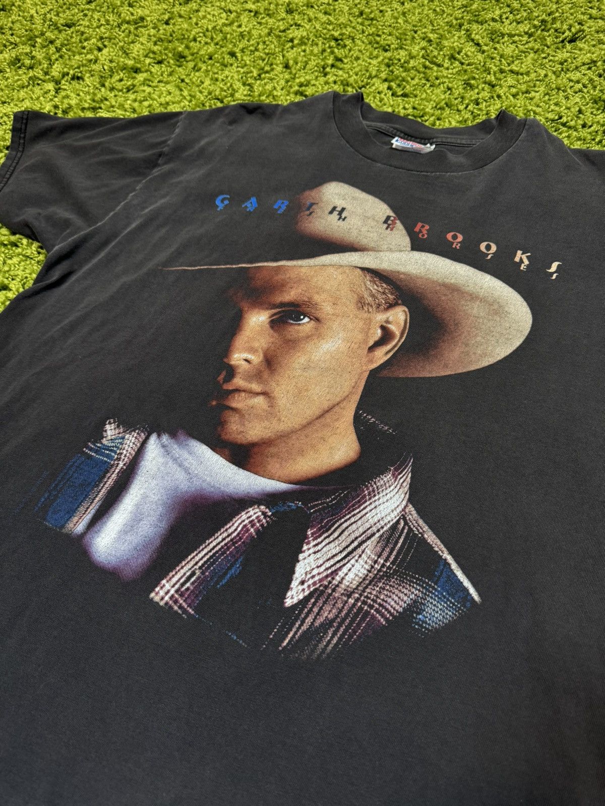 Band Tees × Vintage 1996 Garth Brooks Fresh Horses Tour Tee Size US L / EU 52-54 / 3 - 3 Thumbnail