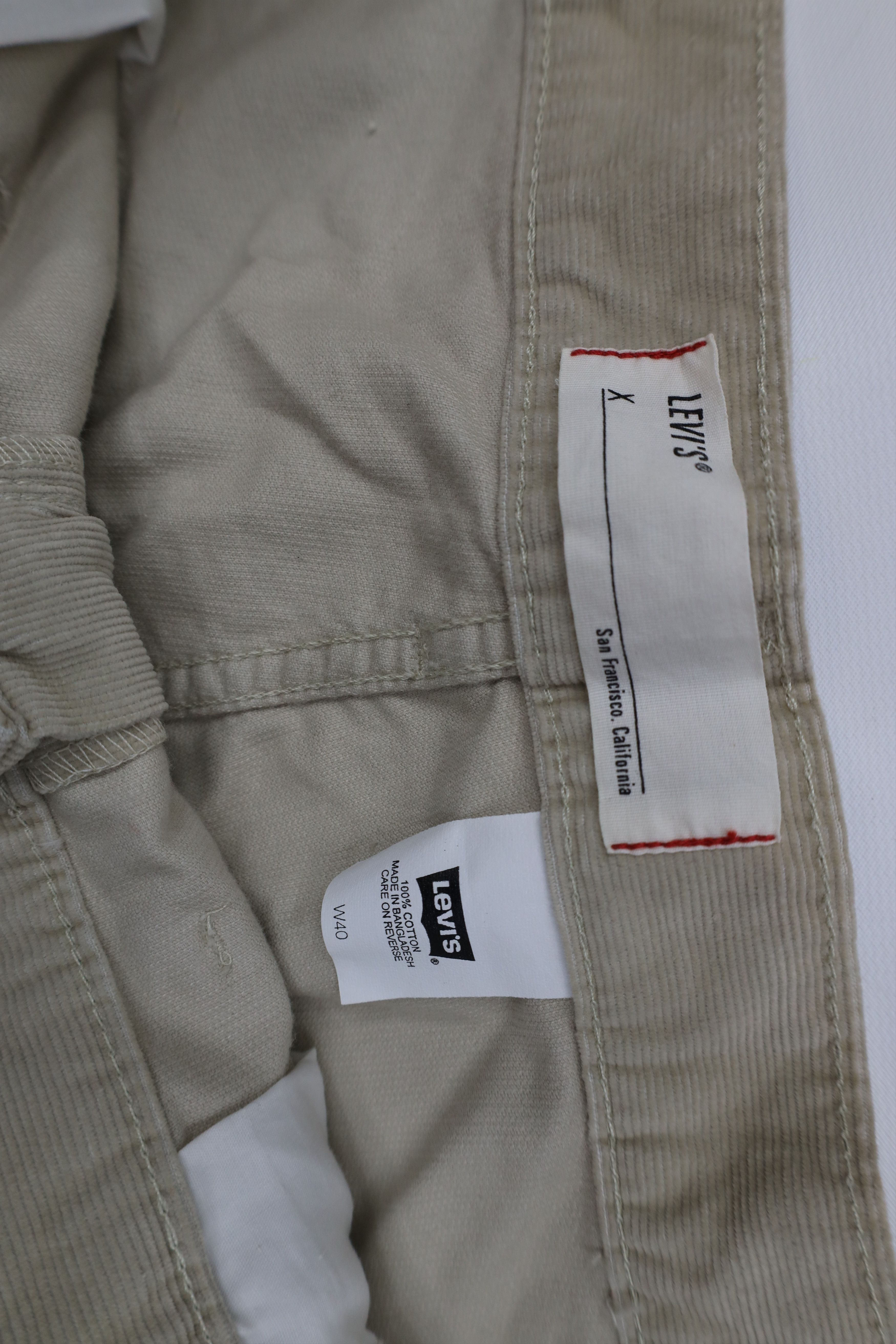 Levi's Deadstock Vintage Y2K Levis Baggy Fit Corduroy Cargo Shorts Size US 40 / EU 56 - 10 Thumbnail