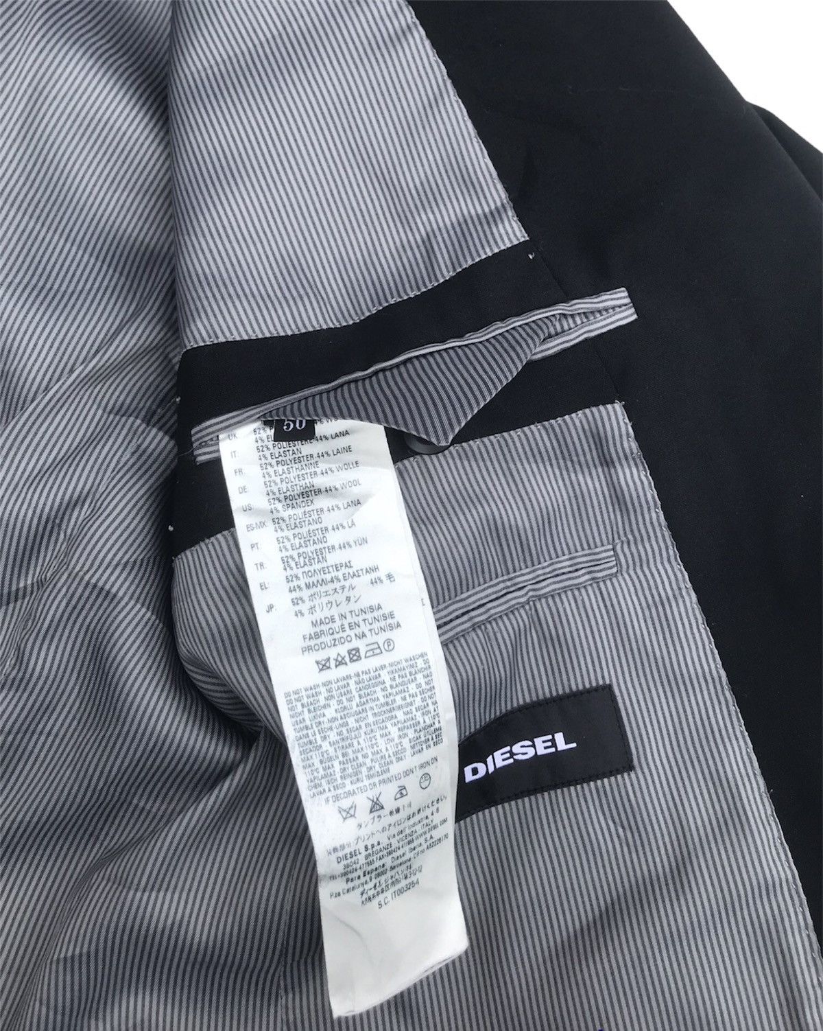 Diesel × Diesel Black Gold Diesel Spray Shaded Blazer Size 50 Size US L / EU 52-54 / 3 - 19 Thumbnail