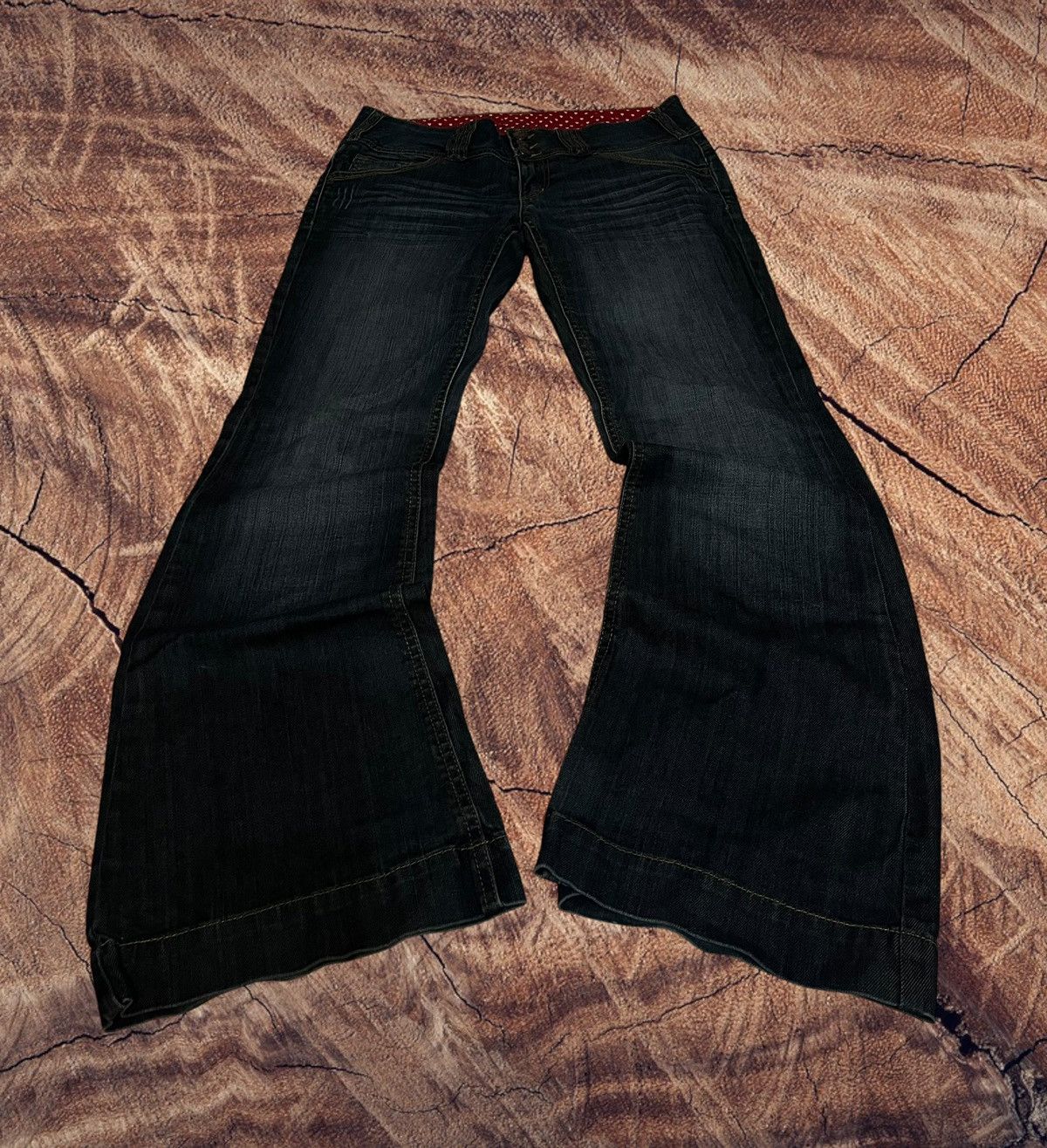 Pre-owned Hysteric Glamour X If Six Was Nine Kapital Ifsixwasnine Lgb Style Flared Jeans Y2k