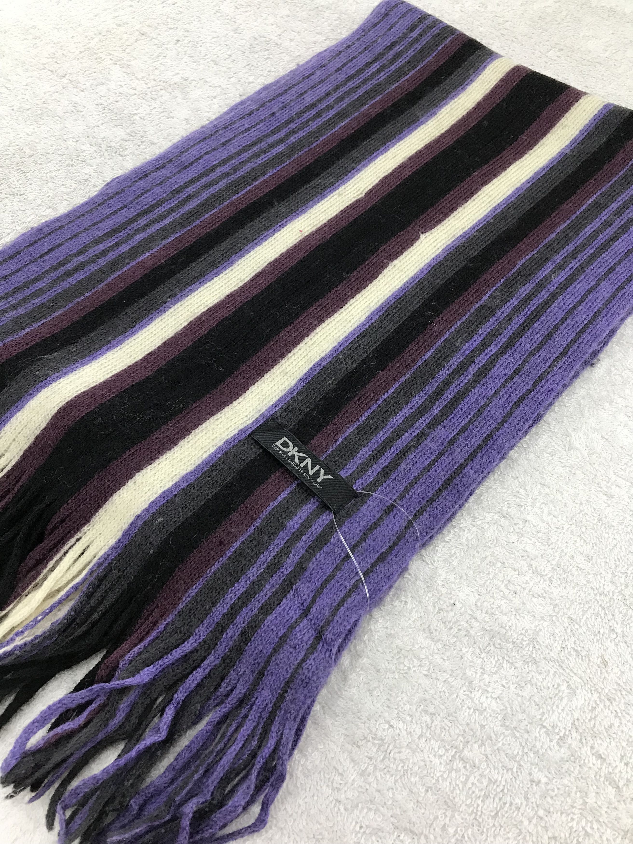 DKNY × Vintage DKNY Scarf / Muffler / Neckwear - WW1140 Size ONE SIZE - 3 Thumbnail