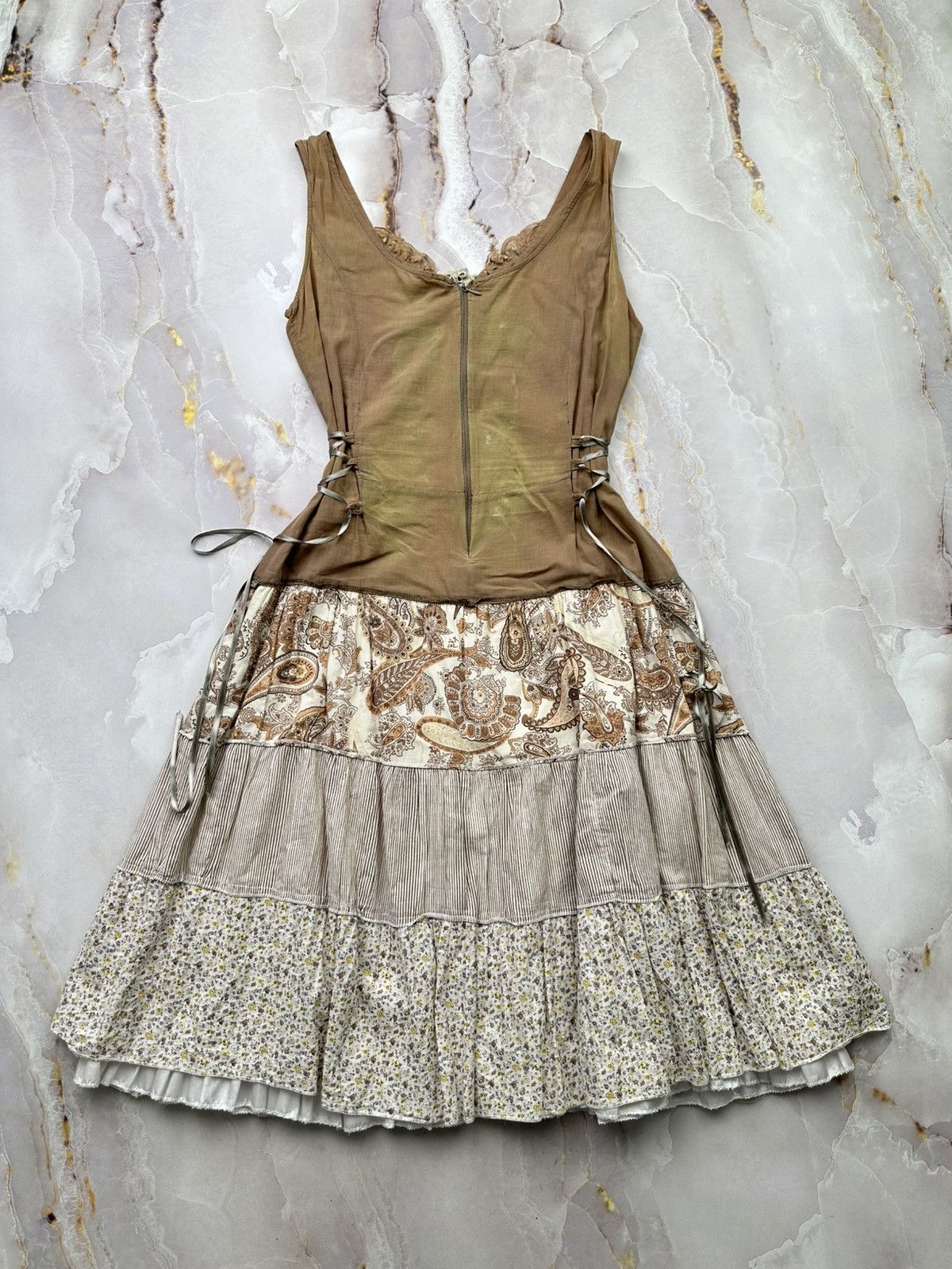 Japanese Brand Vintage Flared Dress Size S / US 4 / IT 40 - 7 Thumbnail