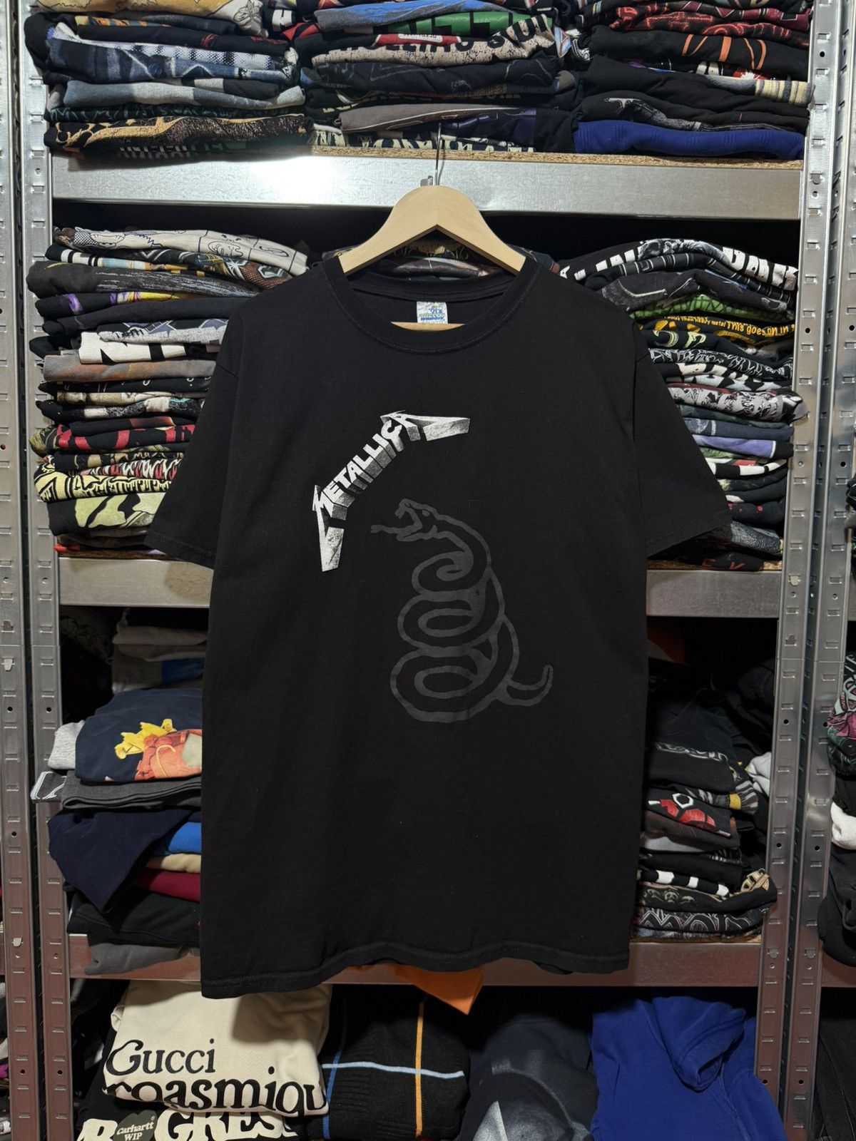Band Tees Vintage 2000’s Metallica Black Album Rock Band T-Shirt Y2K Size US XL / EU 56 / 4 - 1 Thumbnail