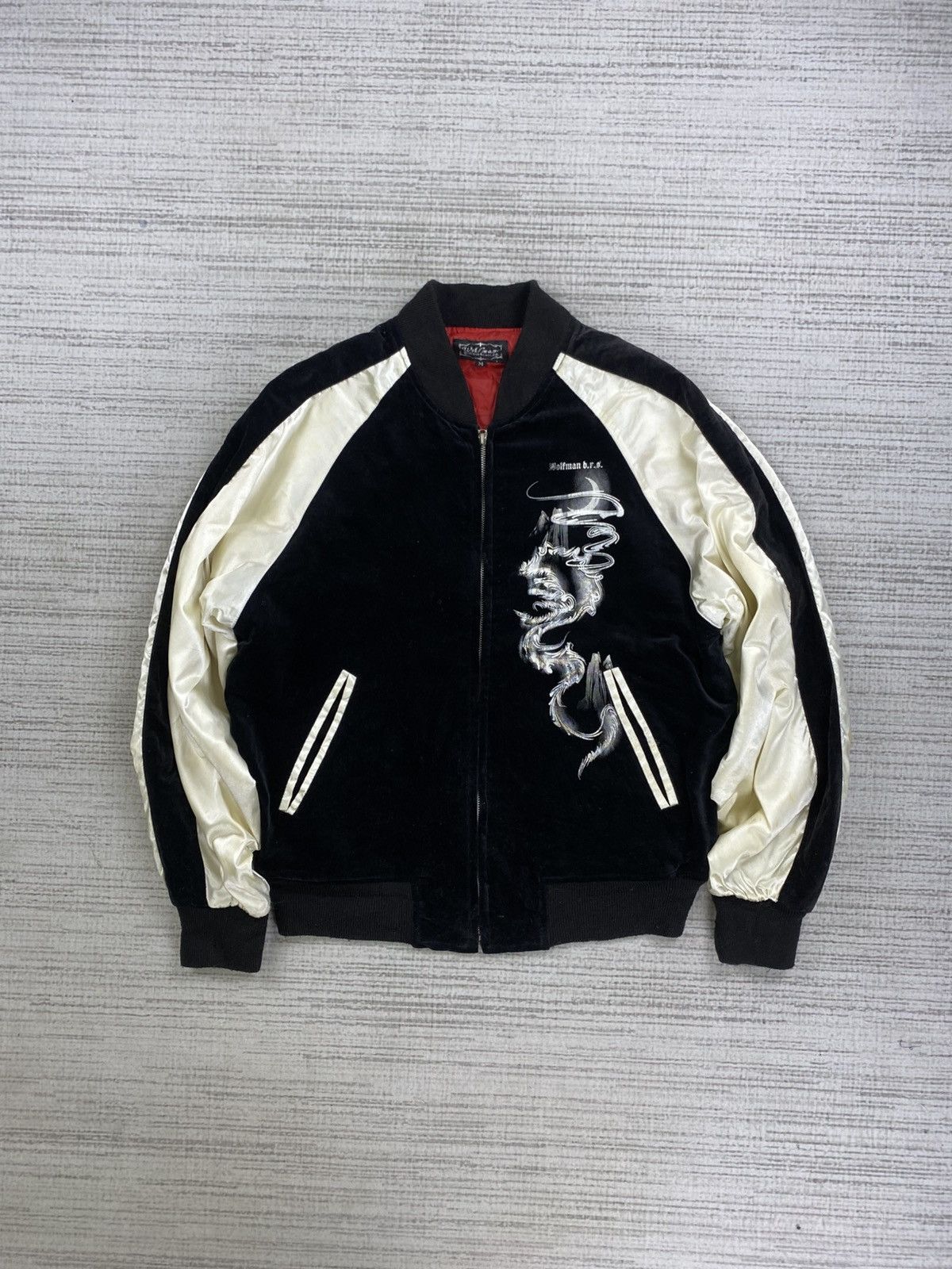 Japanese Brand Vintage Wolfman X Dragonfly Japan Sukajan Jacket Size US M / EU 48-50 / 2 - 1 Thumbnail