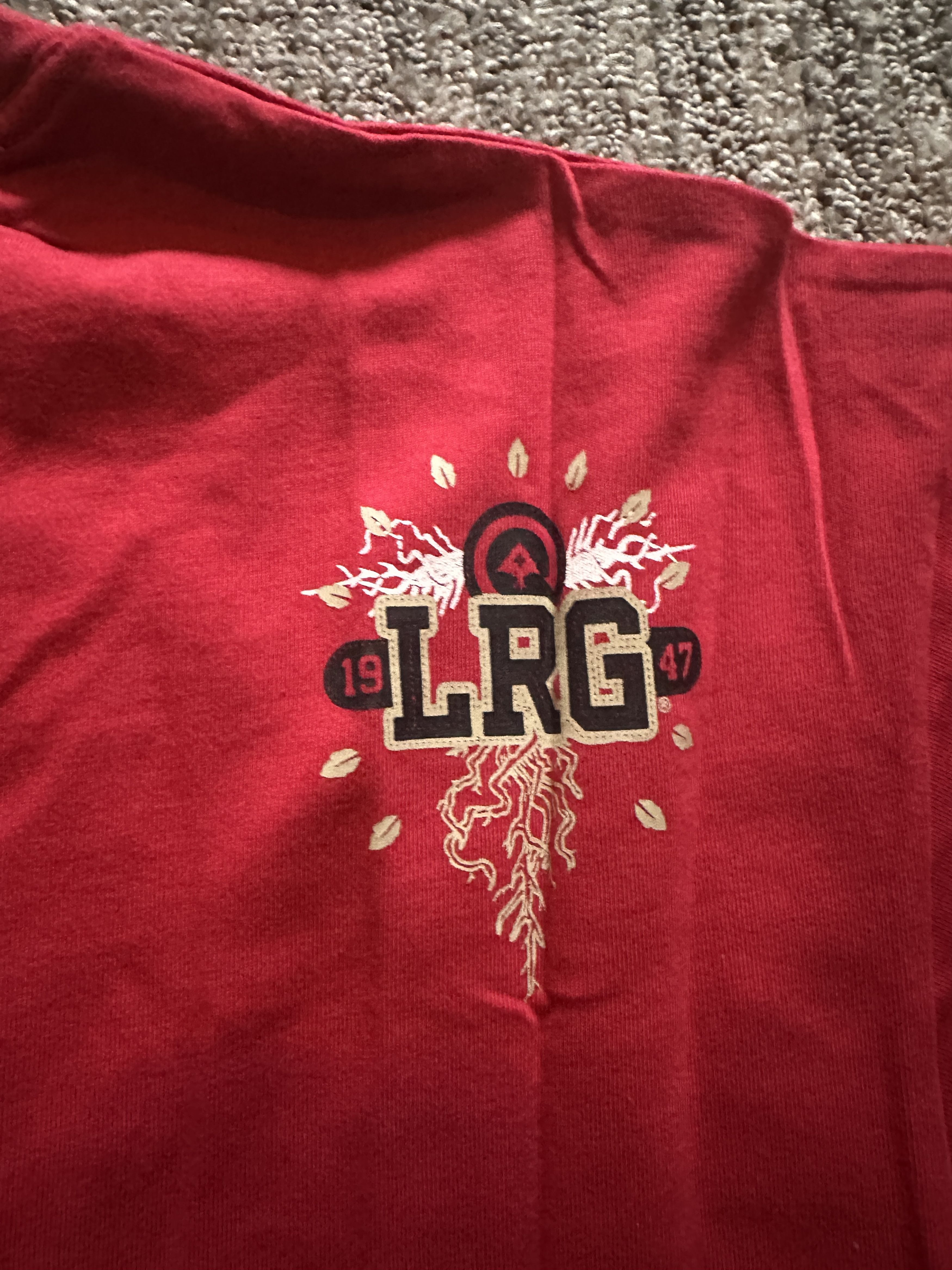 LRG LRG - Vintage Embroidered T shirt - 3XL Size US XXL / EU 58 / 5 - 6 Thumbnail