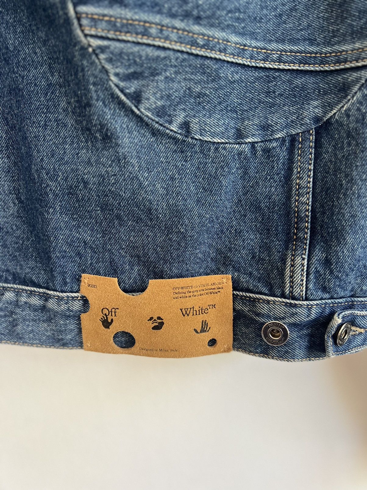 Off-White Off white denim jacket Size US XS / EU 42 / 0 - 8 Thumbnail