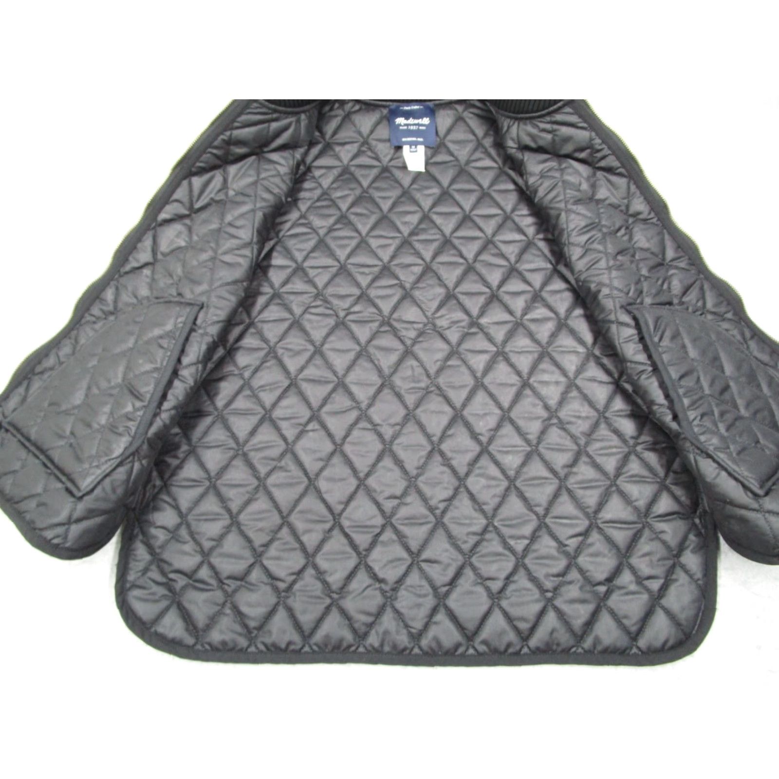 Madewell Madewell Vest Women Medium Gray Plaid Reversible Wool Blend Full Zip Casual Workwear Size M / US 6-8 / IT 42-44 - 4 Thumbnail