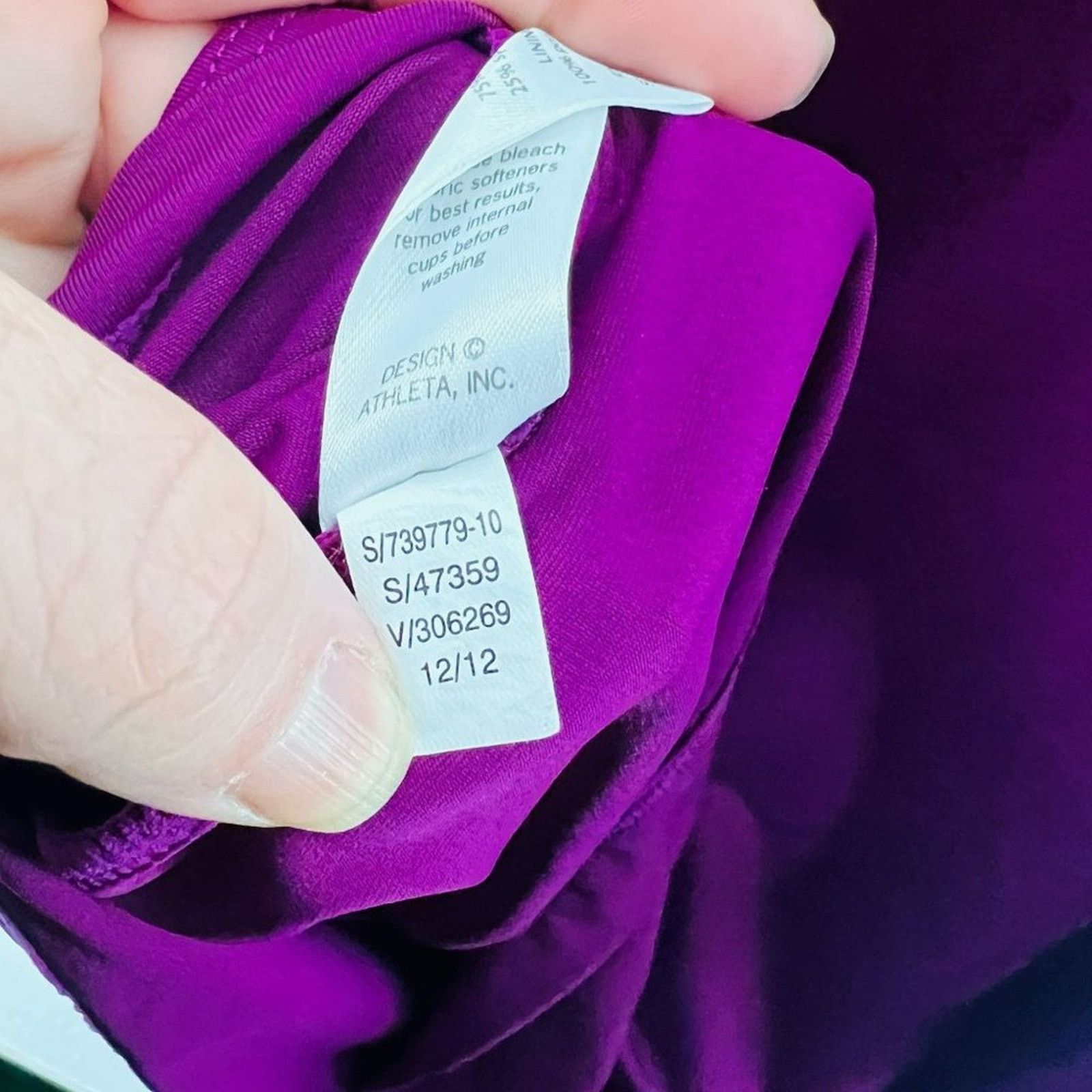 Athleta Athleta Kokomo Raspberry Swim Dress Small Womens Size ONE SIZE - 5 Thumbnail