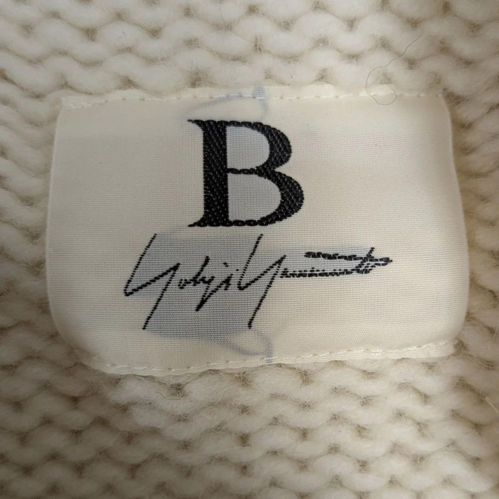 Yohji Yamamoto yohji yamamoto+Noir/ Cropped neck knit sweater Size US M / EU 48-50 / 2 - 6 Thumbnail