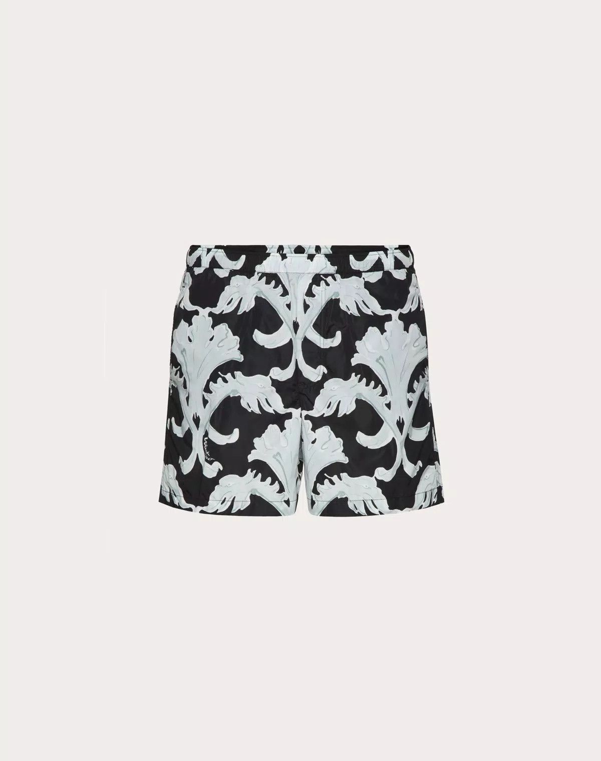 oc11z0725 Nylon Swimsuit With Metamorphos in Black/White