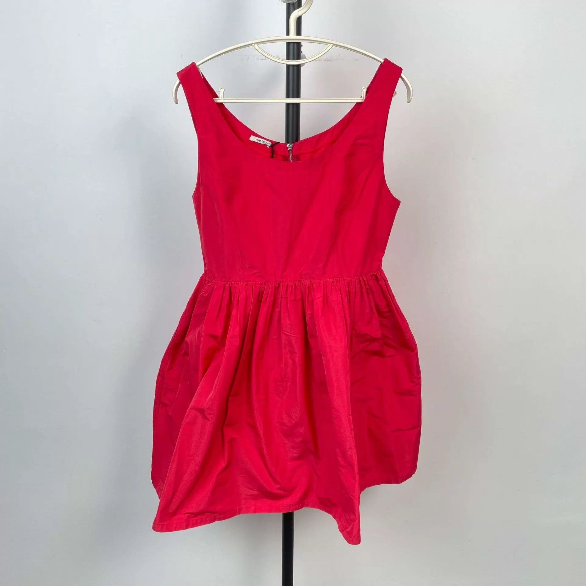 Miu Miu Miu Miu women's red dress 40 Size S / US 4 / IT 40 - 1 Thumbnail