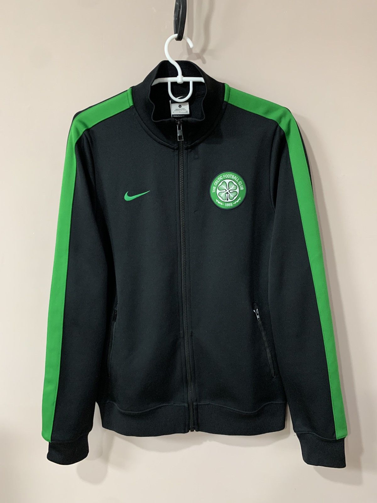 Nike Celtic Glasgow Full Zip Football Jacket Nike Soccer Retro Size US S / EU 44-46 / 1 - 1 Thumbnail