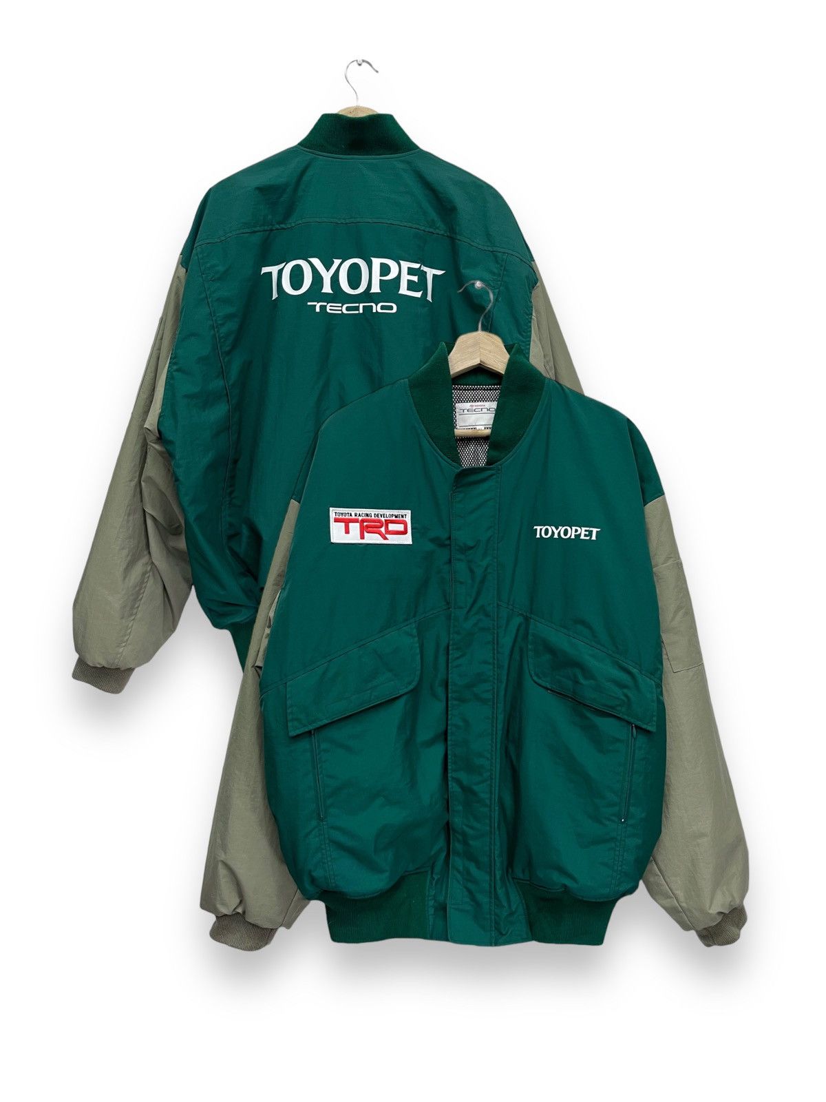 Other 🏁🔥TOYOTA TECNO TOYOPET JAPAN Quilted Lined Bomber Jacket Size US L / EU 52-54 / 3 - 1 Thumbnail