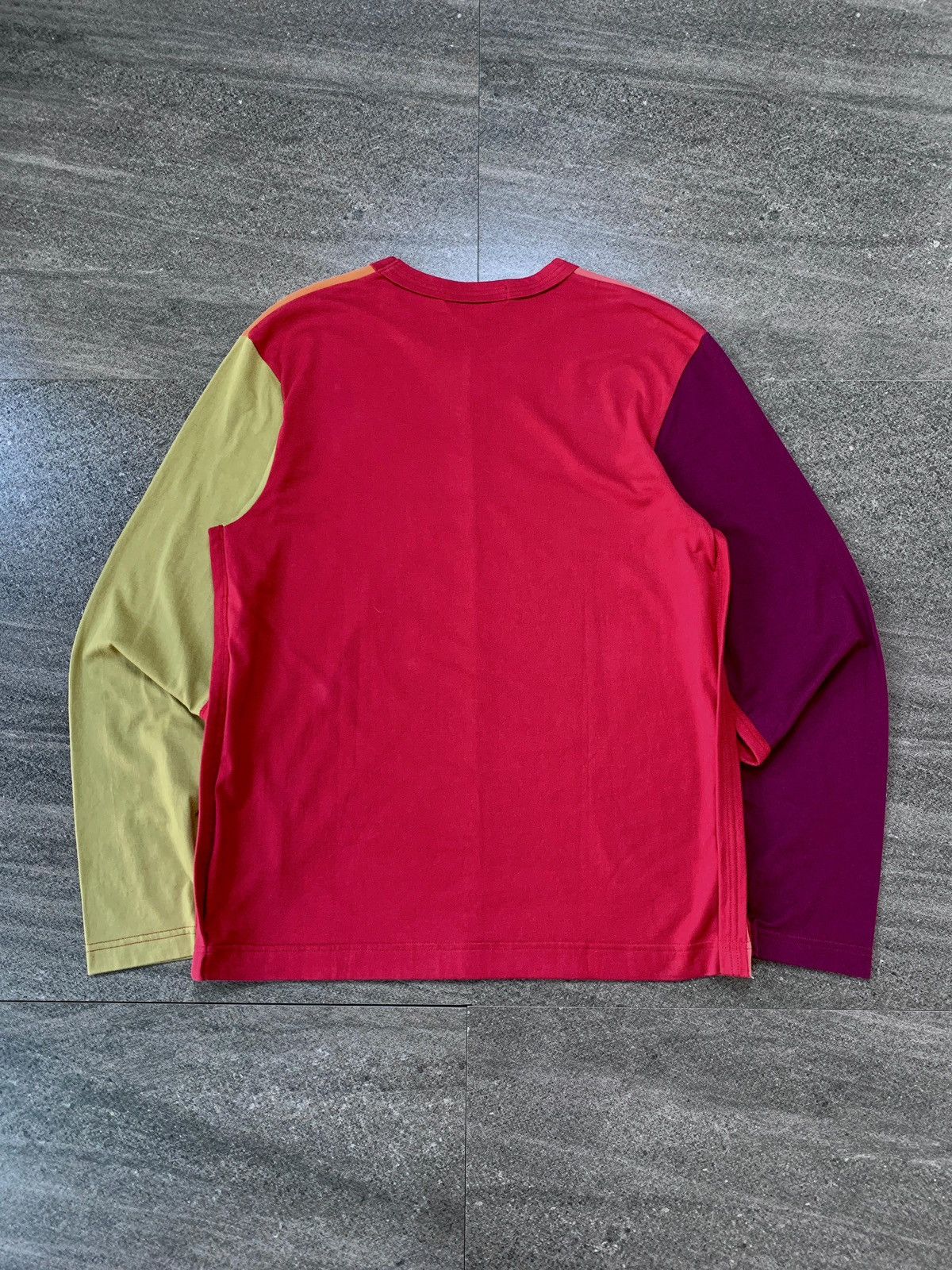 Comme des Garcons Homme Deux Color Block Longsleeve tee Size US M / EU 48-50 / 2 - 9 Thumbnail