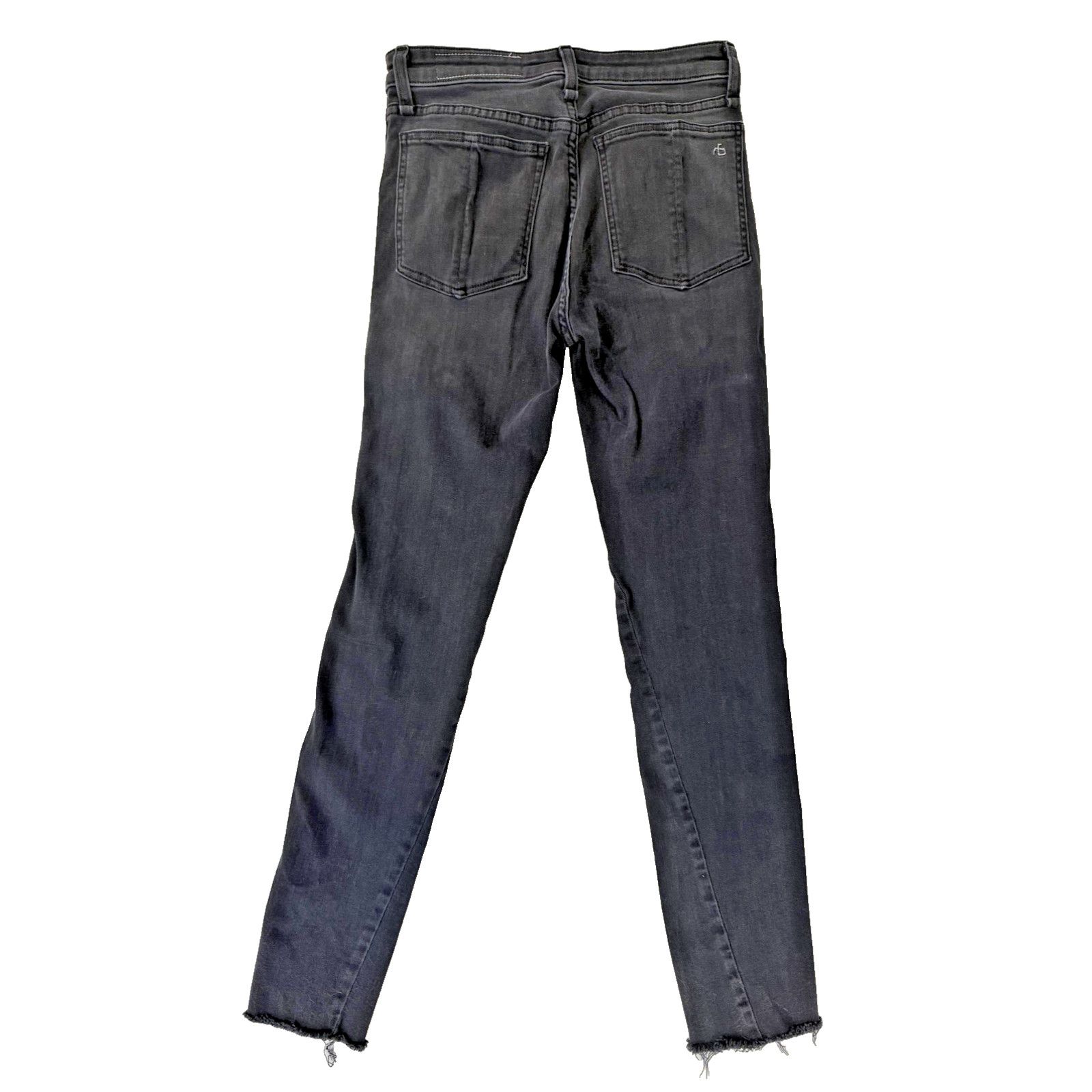 Rag & Bone Rag & Bone Jeans Womens 24 High Rise Skinny Zip Frayed Ankle Size 24" / US 00 / IT 34 - 7 Thumbnail