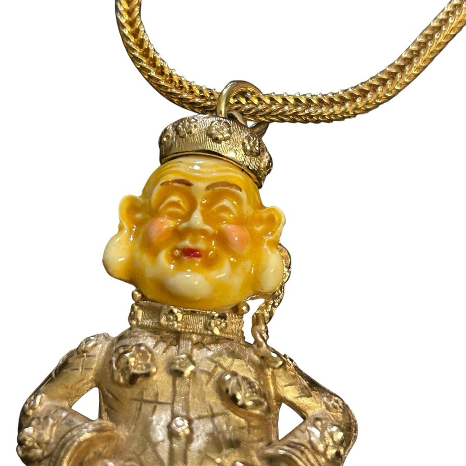 Vintage 70s Vintage NAPIER Asian Inspired Figural Necklace & Brooch Size ONE SIZE - 3 Thumbnail
