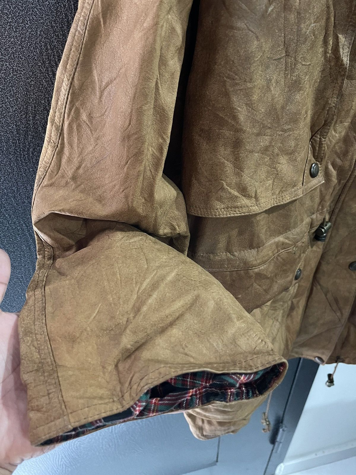 Vintage Vintage Engene Australia Cow leather Jacket Size US XL / EU 56 / 4 - 6 Thumbnail