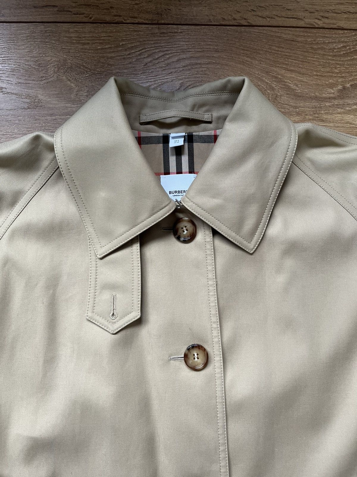 Burberry Burberry Honey Beige Car Coat Size 6 Oversize Size S / US 4 / IT 40 - 3 Thumbnail