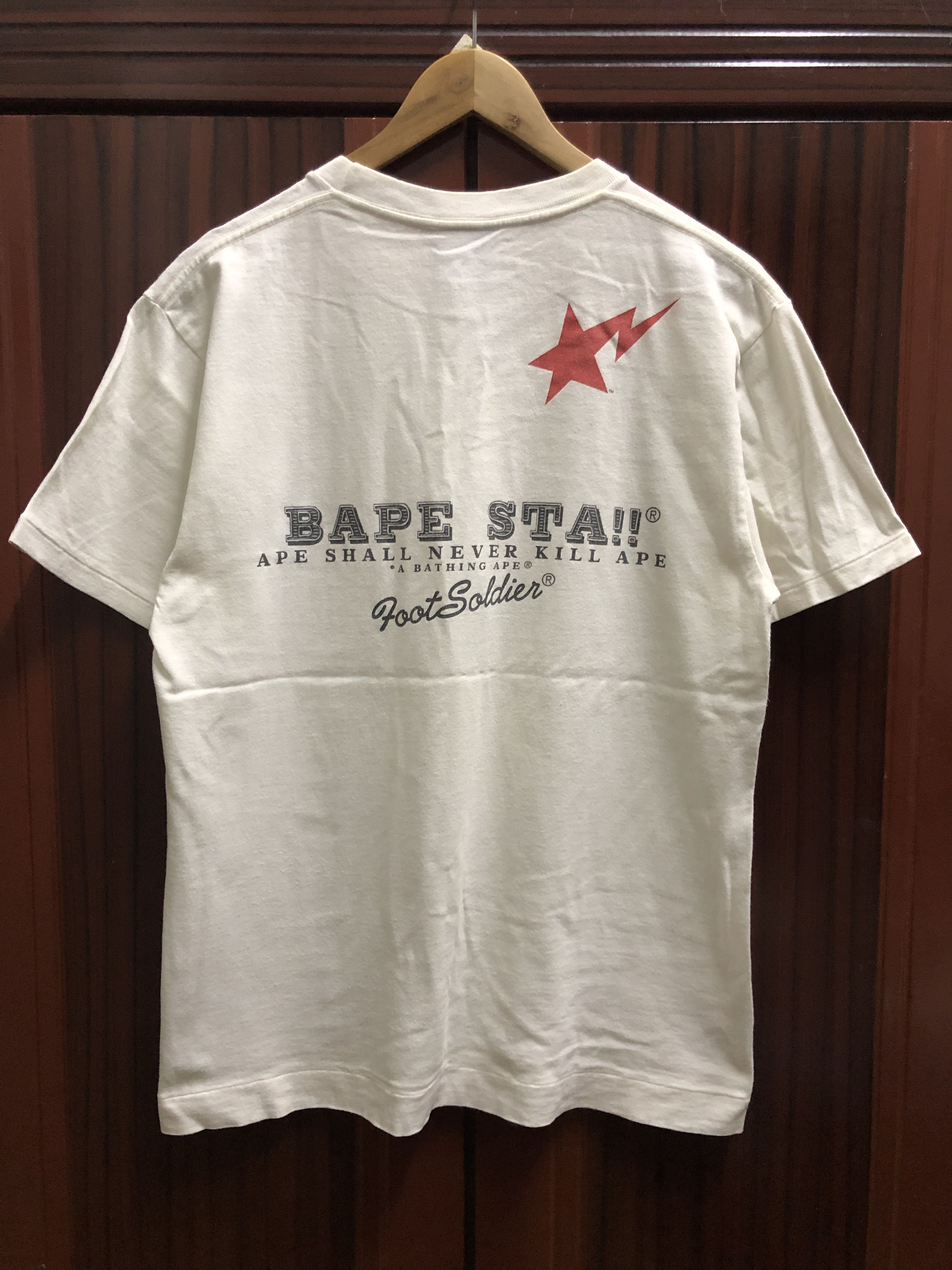 Bape OG Vintage 2000 A Bathing Ape General Bapesta Tshirts Size US M / EU 48-50 / 2 - 2 Thumbnail