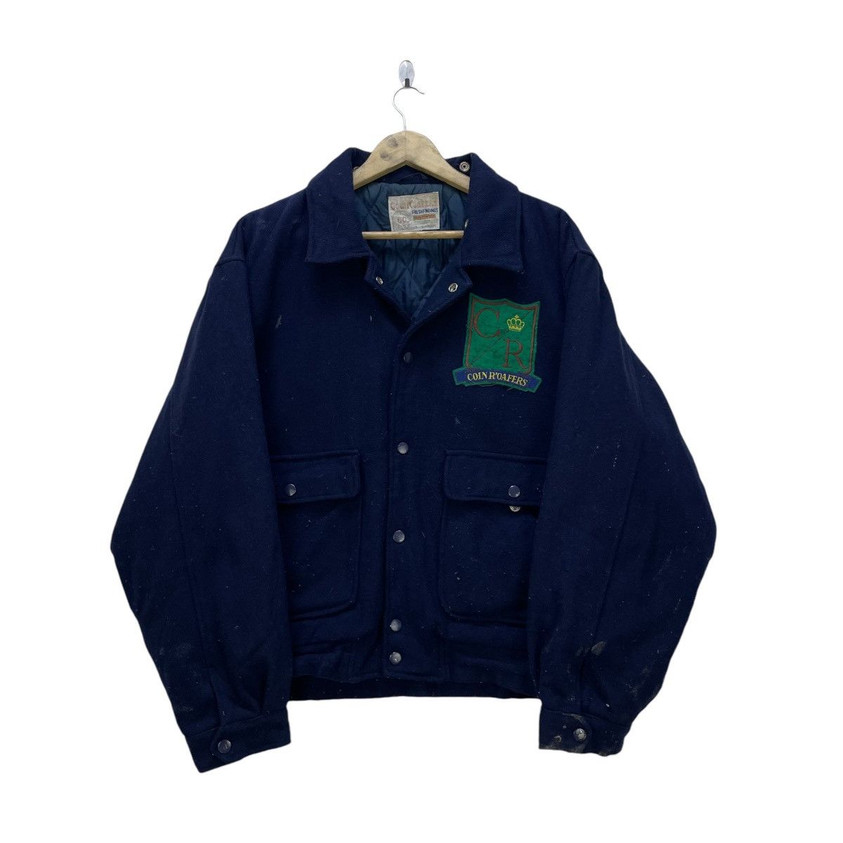 Vintage 💥Vintage Coin Roaffers 60s Bomber Varsity Hockey Ice Jacket Size US M / EU 48-50 / 2 - 3 Thumbnail