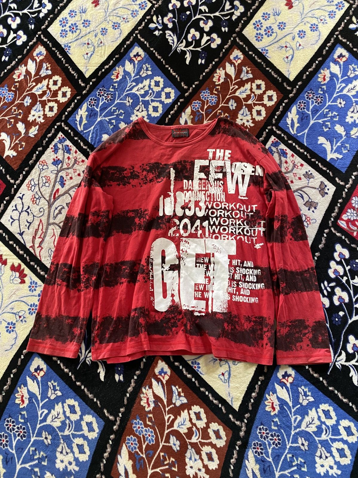 20471120 Hyoma punk motorist stripes long sleeves | Grailed