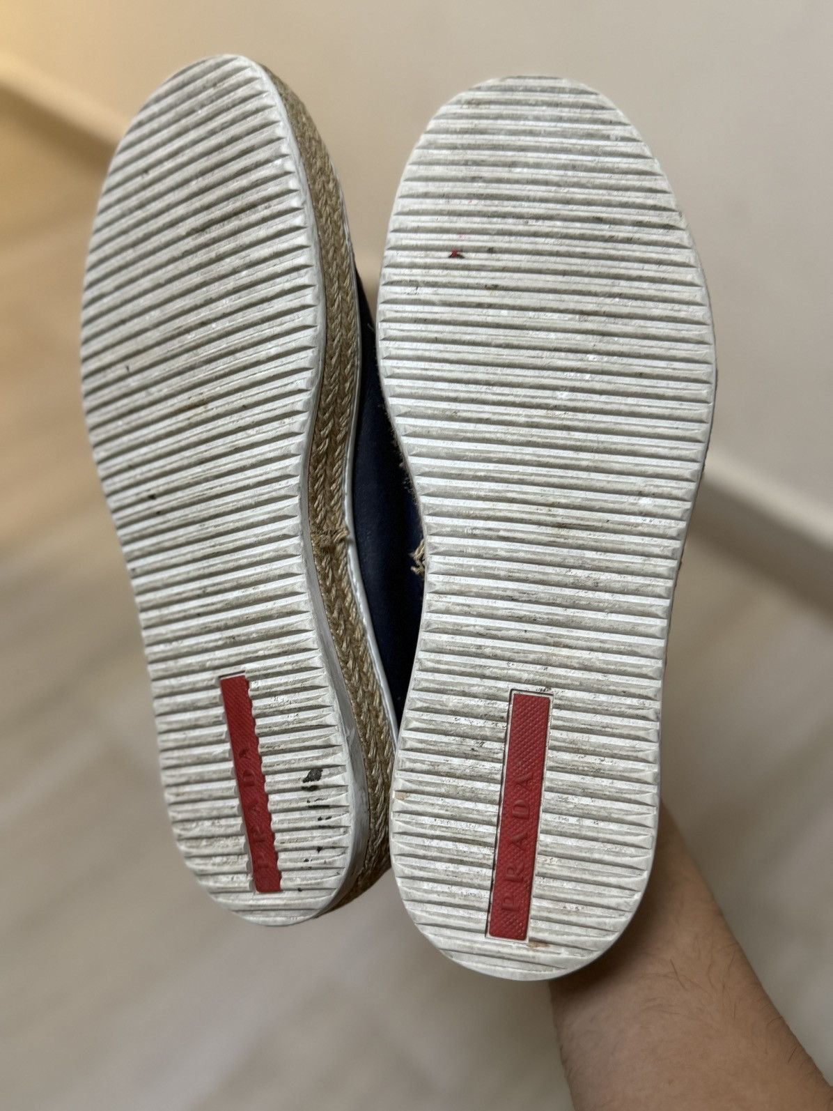 Prada Prada leather sneakers in excellent condition Size US 6.5 / EU 39-40 - 5 Thumbnail