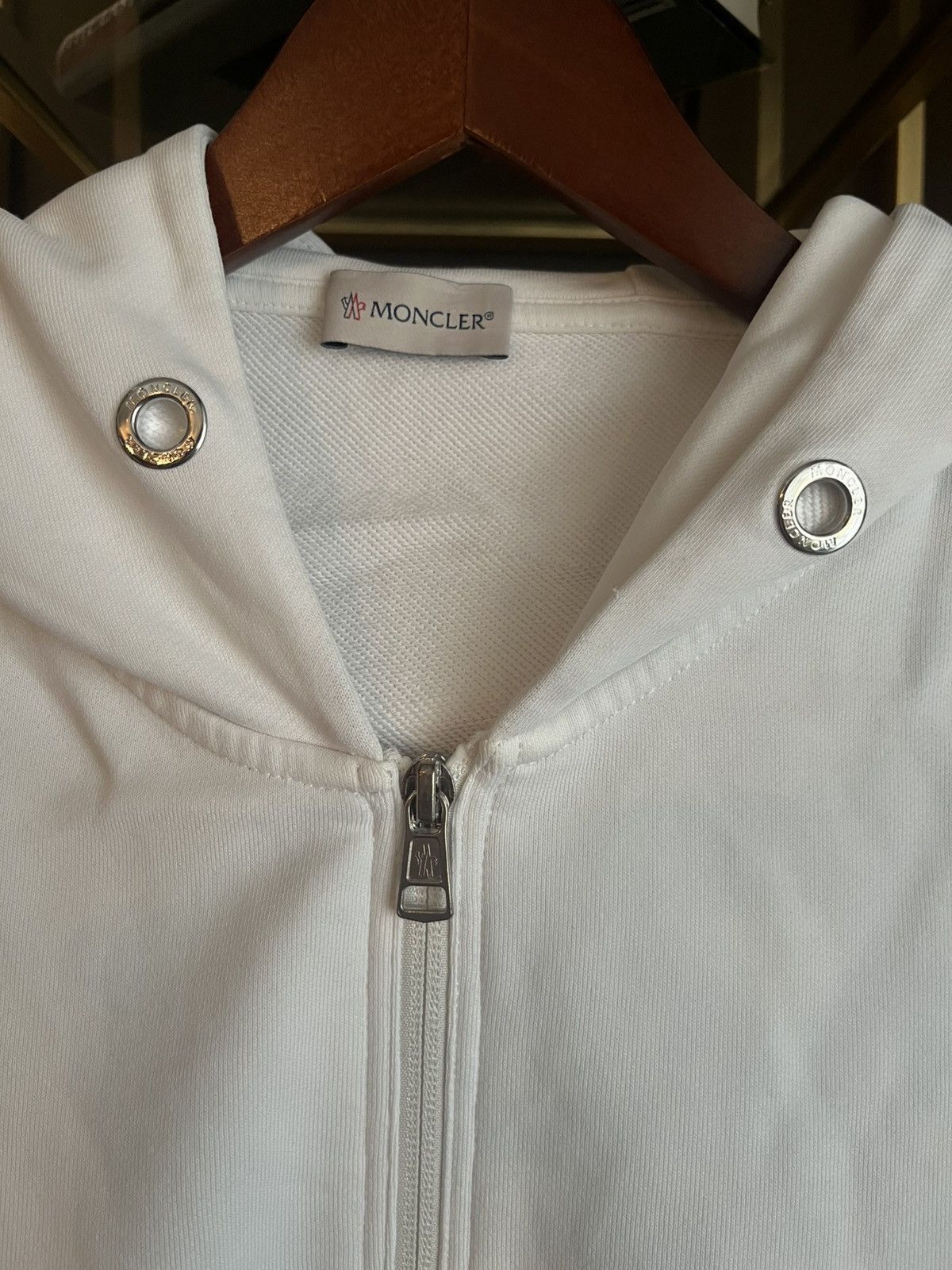 Moncler Moncler Striped Crew Neck Hoodie Size US L / EU 52-54 / 3 - 3 Thumbnail
