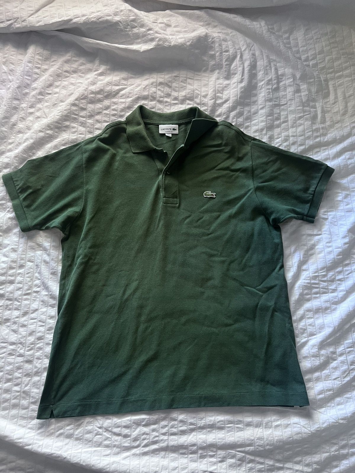 Lacoste Green Lacoste Polo tshirt Size US L / EU 52-54 / 3 - 1 Thumbnail