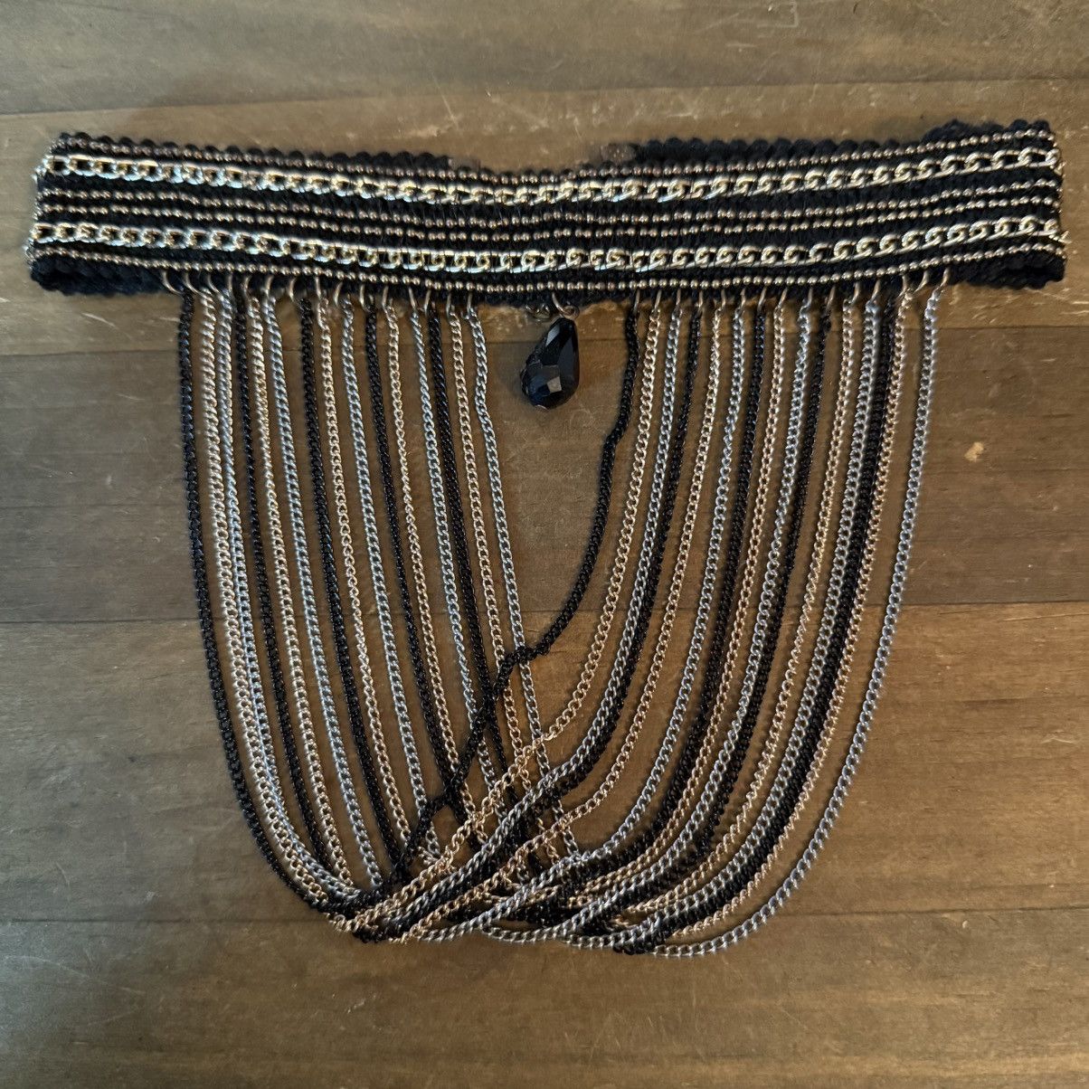 Other Midnight cascading chains choker necklace Size ONE SIZE - 2 Thumbnail