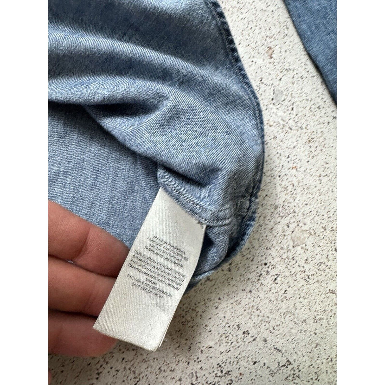 Polo Ralph Lauren Polo Ralph Lauren Denim Long Sleeve Button Up Shirt Size XL Size US XL / EU 56 / 4 - 8 Thumbnail
