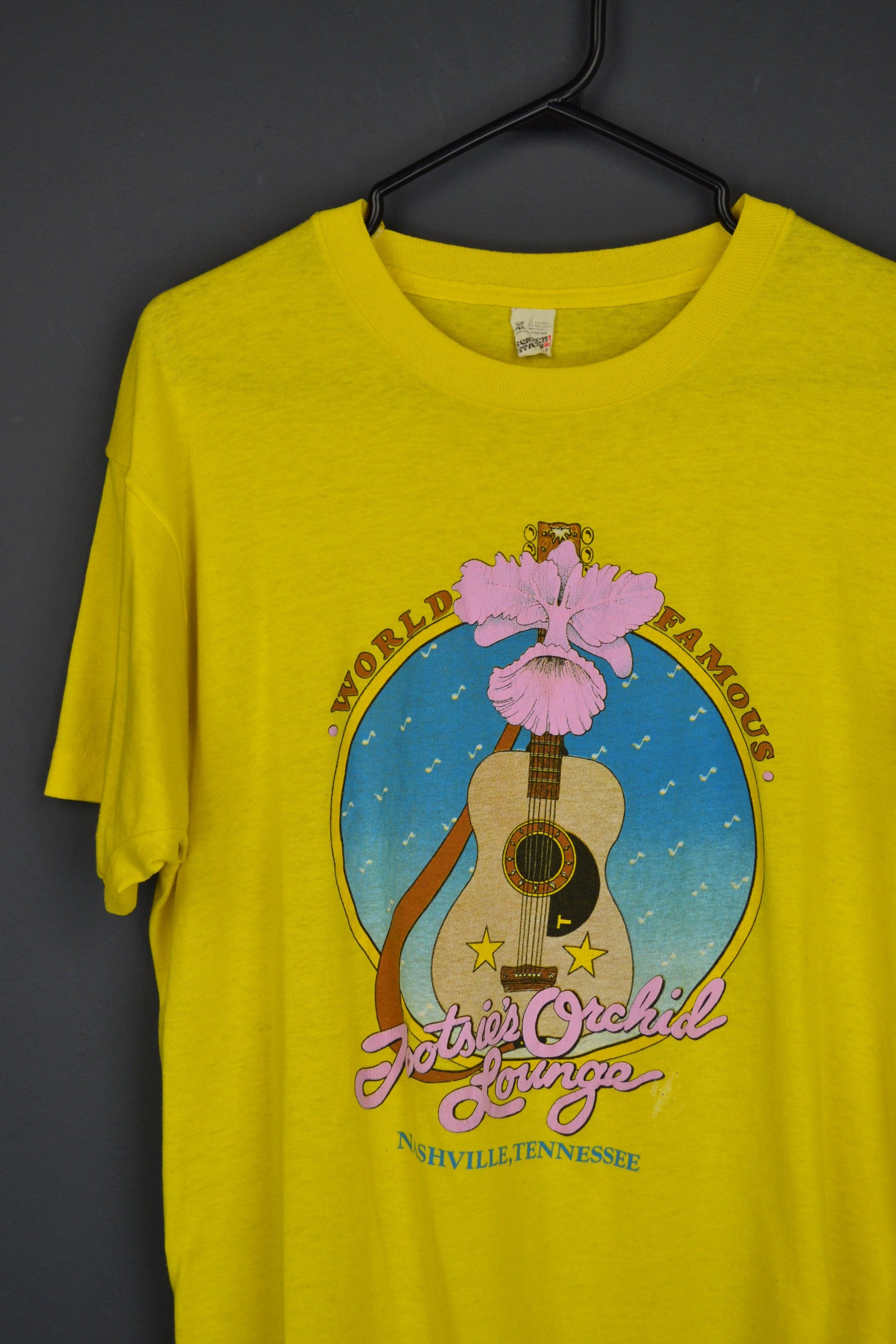Vintage Tootsie's Orchid Lounge Nashville Bar 1970s-80s XL Vintage Size US XL / EU 56 / 4 - 1 Thumbnail