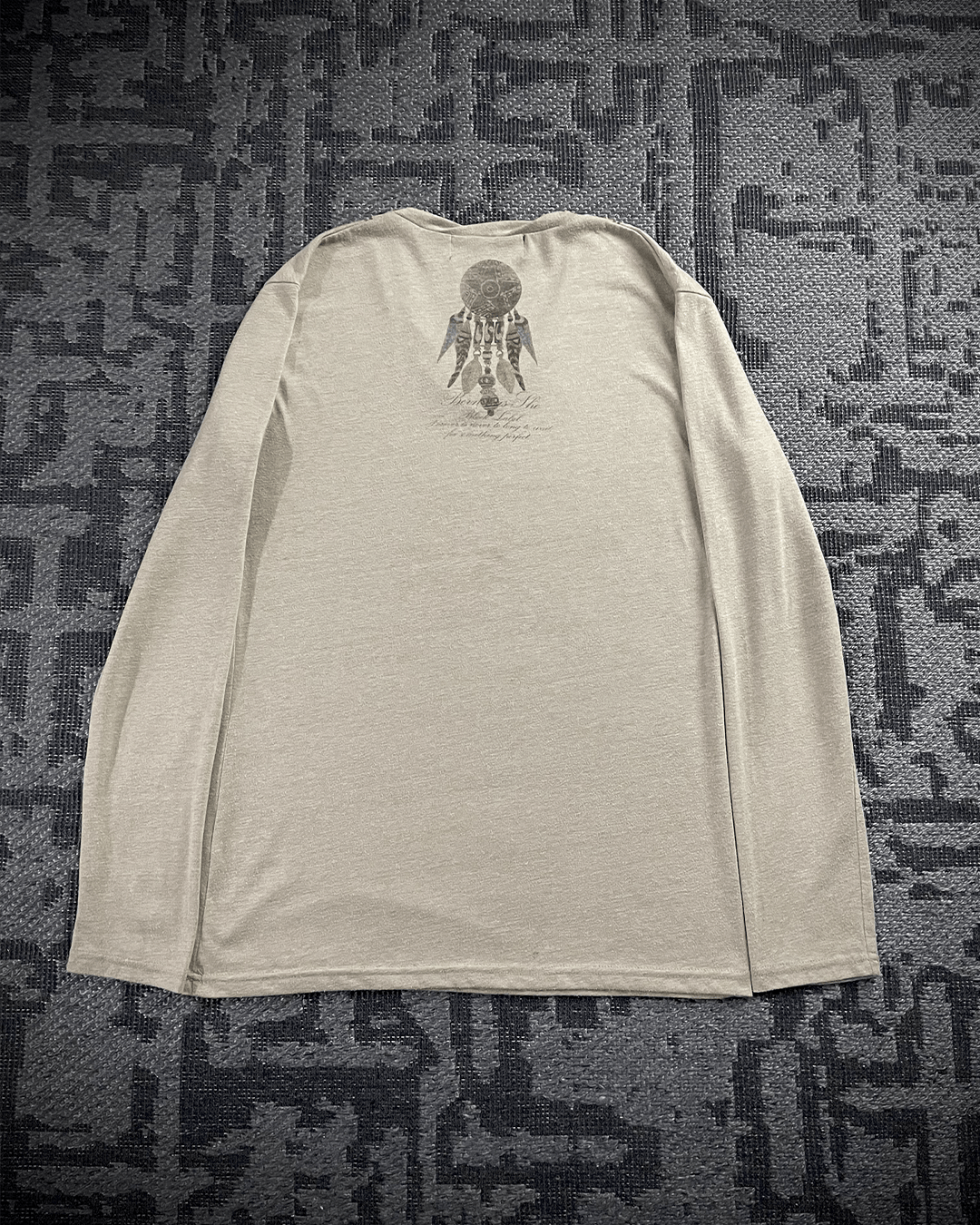 Japanese Brand Berning-Sho 291 Necklace Ethnic Long Sleeve T-Shirt Size US XXS / EU 40 - 5 Thumbnail