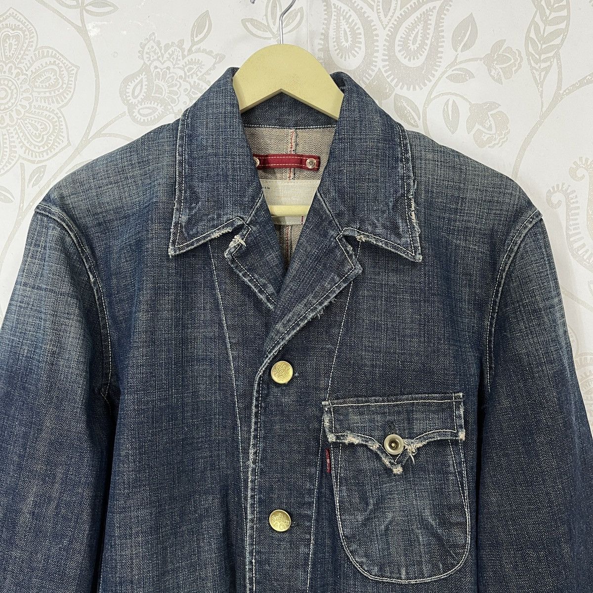 Levi's × Levi's Made & Crafted × Vintage Levis Redloop Chore Jacket Hidden Rivet Buttons Size US L / EU 52-54 / 3 - 22 Thumbnail