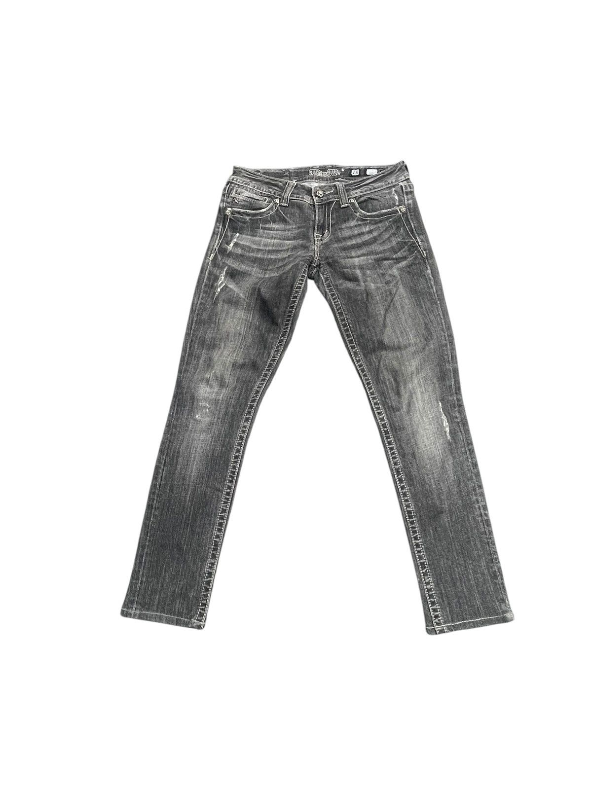 Designer × Miss Me Miss Me Skinny Distresed Denim Size 30" / US 8 / IT 44 - 2 Thumbnail