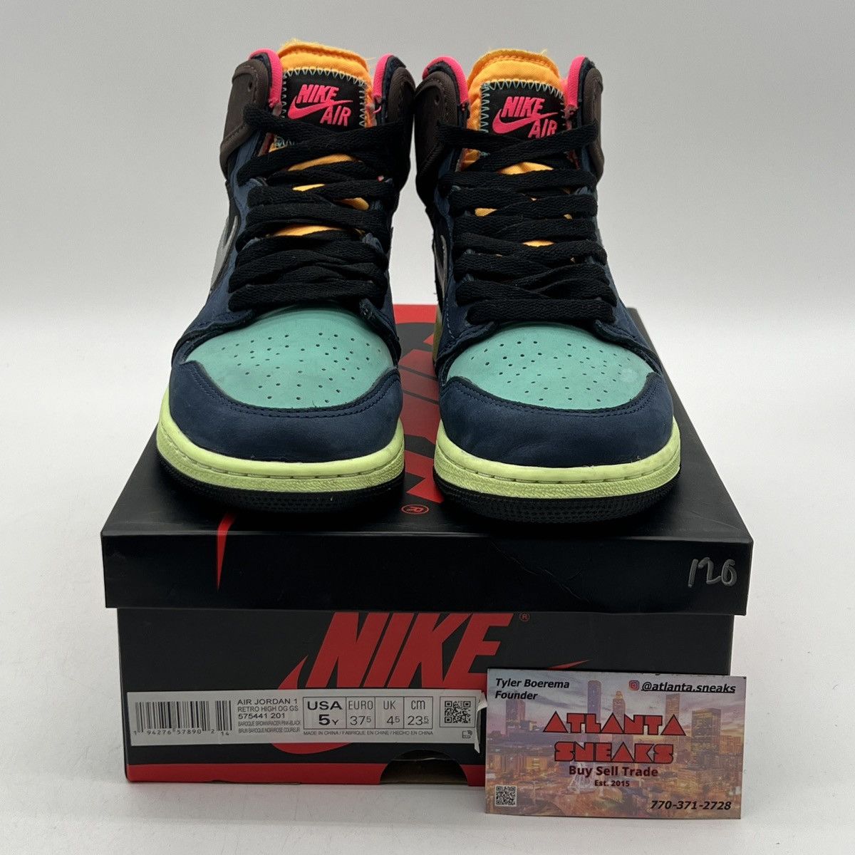 Nike Air Jordan 1 high Tokyo bio hack Size US 5 / EU 37 - 2 Thumbnail