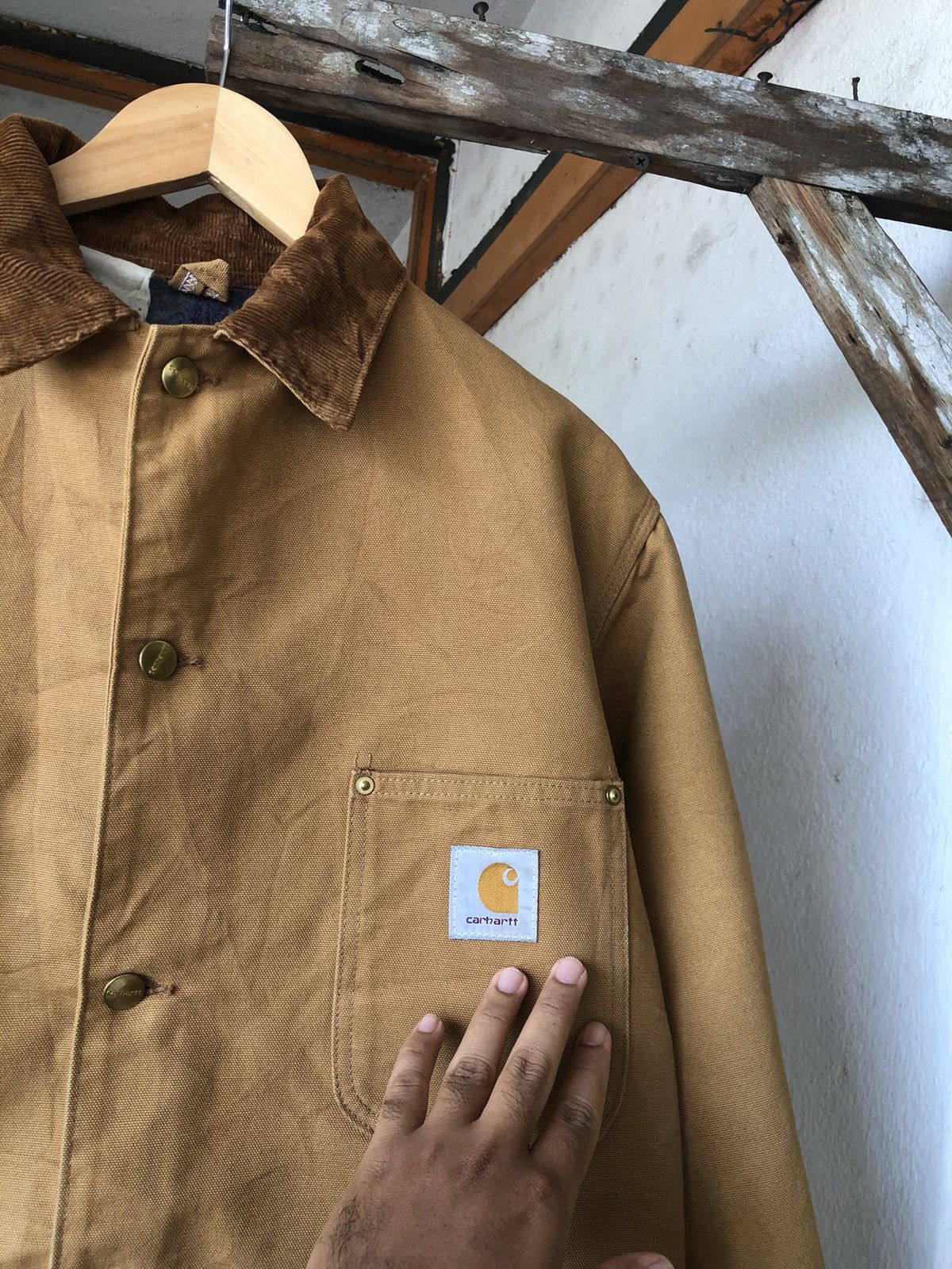 Carhartt Vintage 90s Carhartt Detroit Michigan Jacket Size US L / EU 52-54 / 3 - 5 Thumbnail